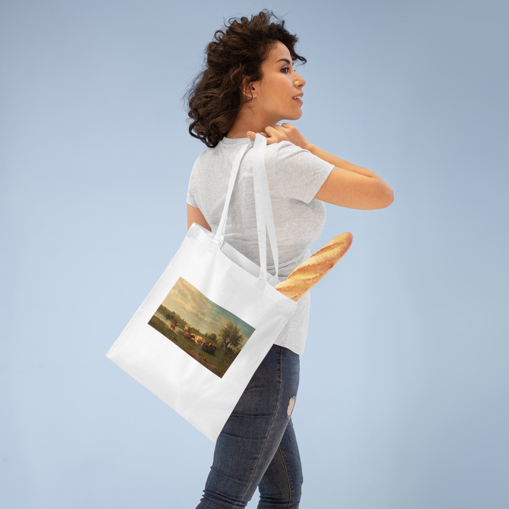 Art Tote Bag – Cows in the Meadow