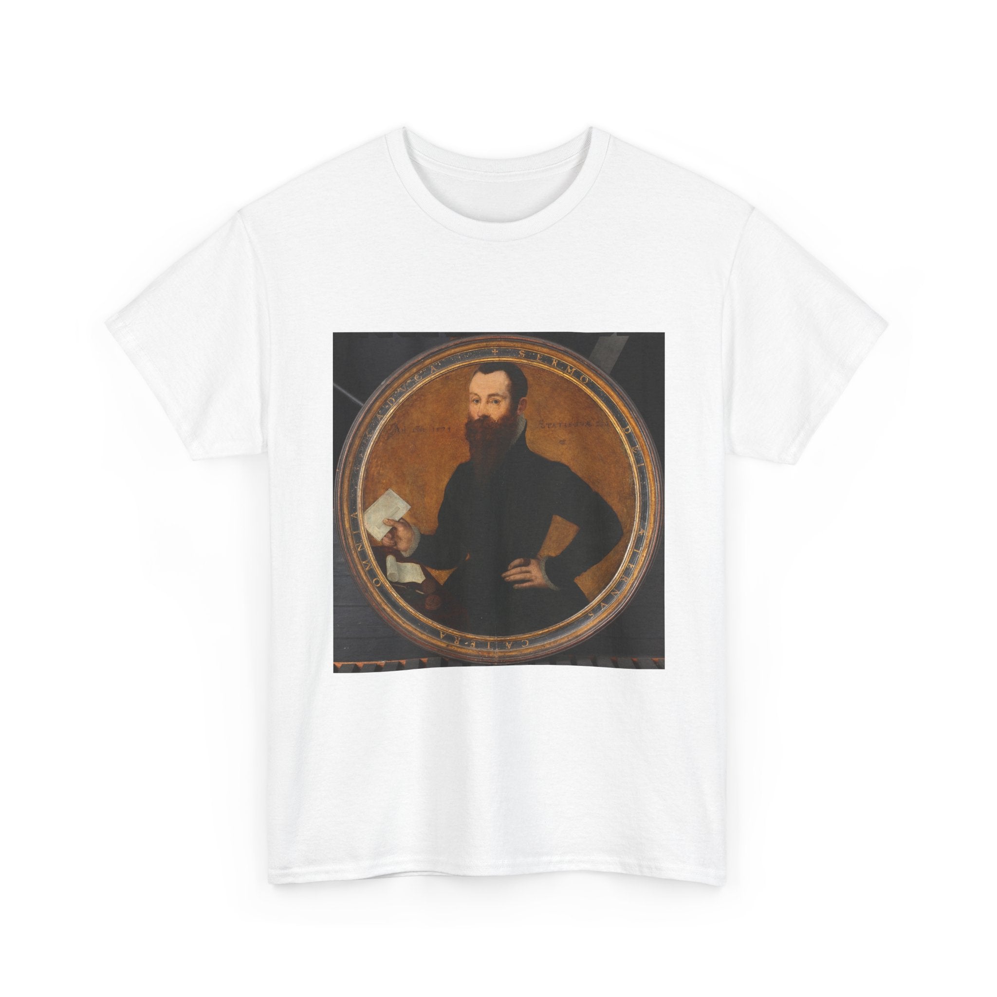 Art Tee – Portrait of Adam Wachendorff, with a Putto Blowing Bubbles
