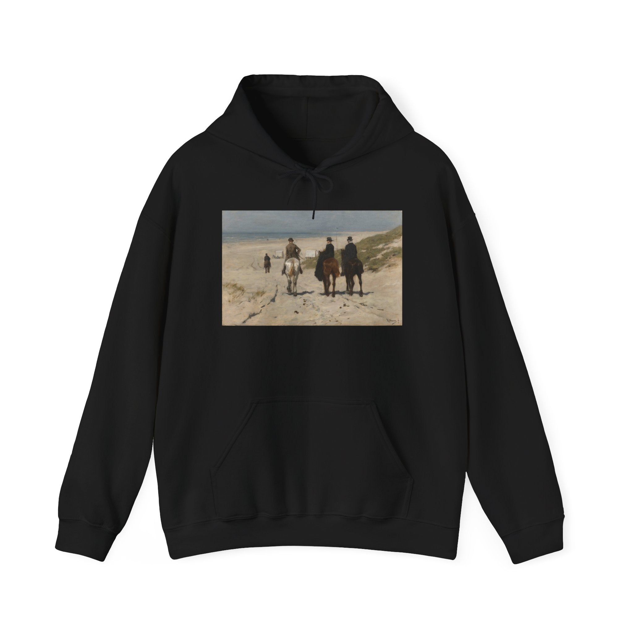 Art Hoodie – Morning Ride along the Beach