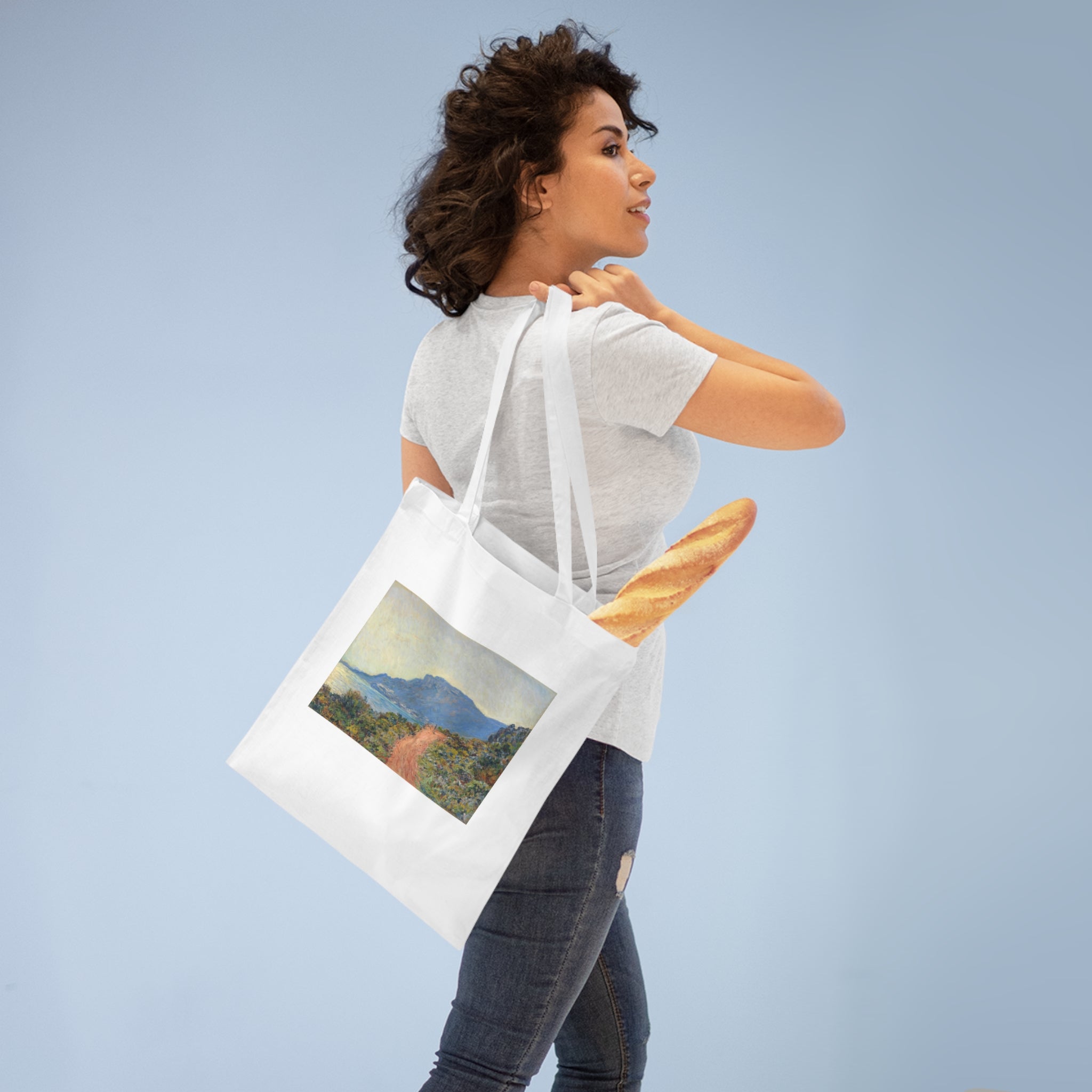 Art Tote Bag – La Corniche near Monaco