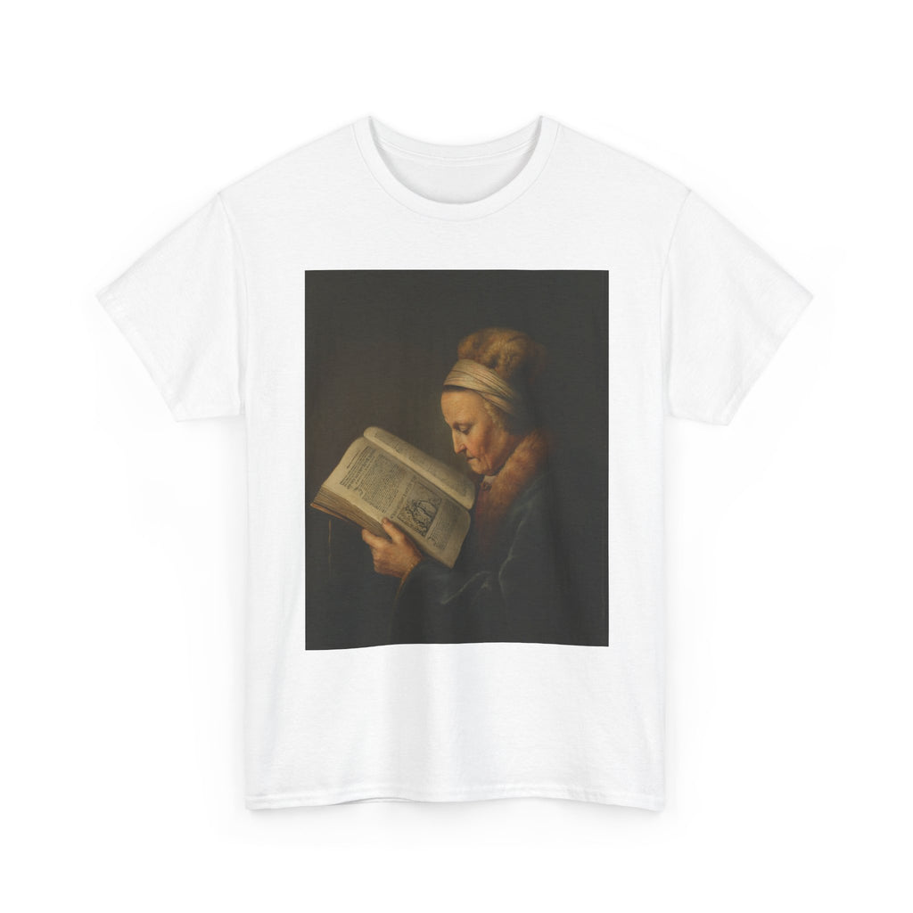 Art Tee – Old Woman Reading