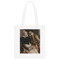 Art Tote Bag – Man and Woman at a Spinning Wheel