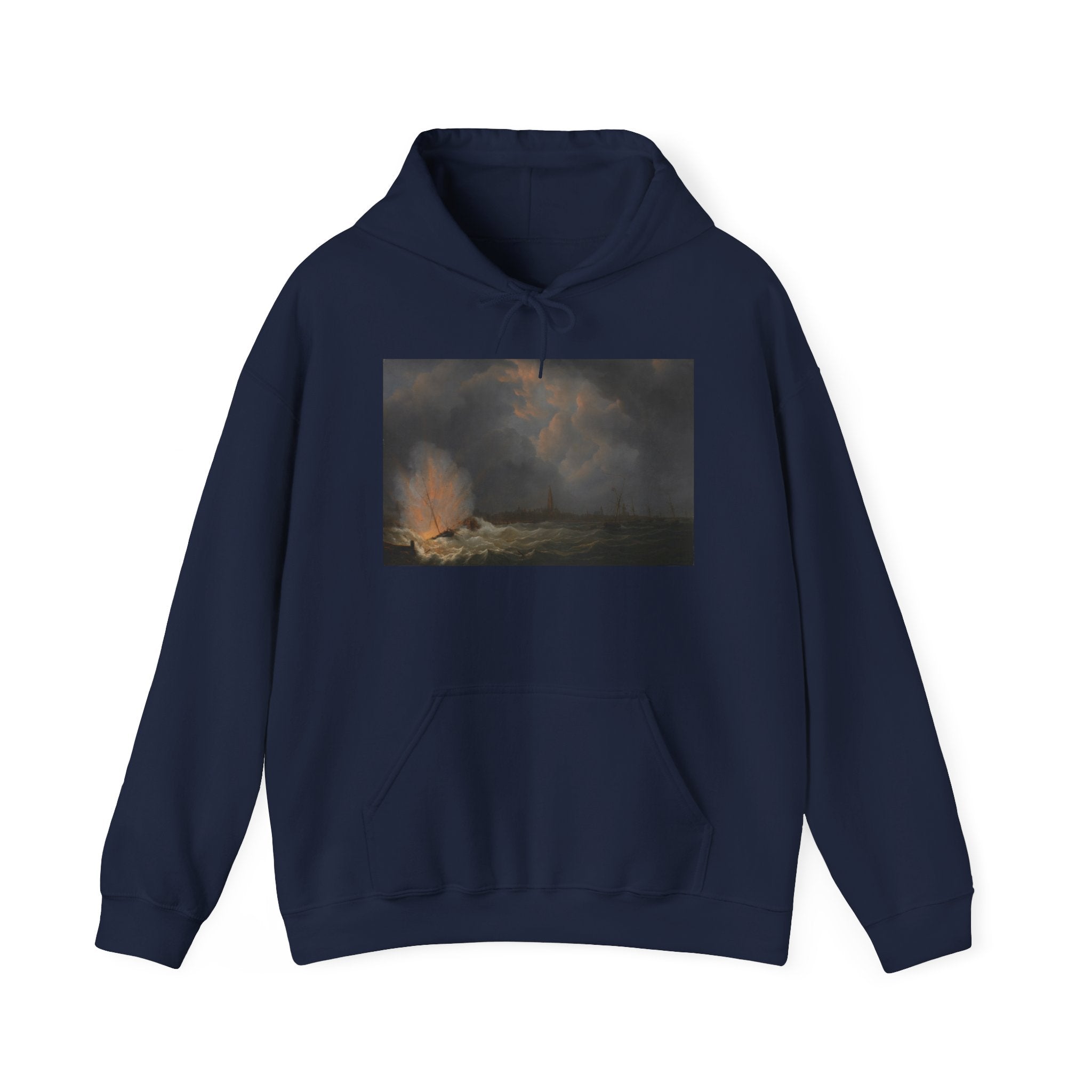 Art Hoodie – The Explosion of Gunboat nr 2, under Command of Jan van Speyk, off Antwerp, 5 February 1831