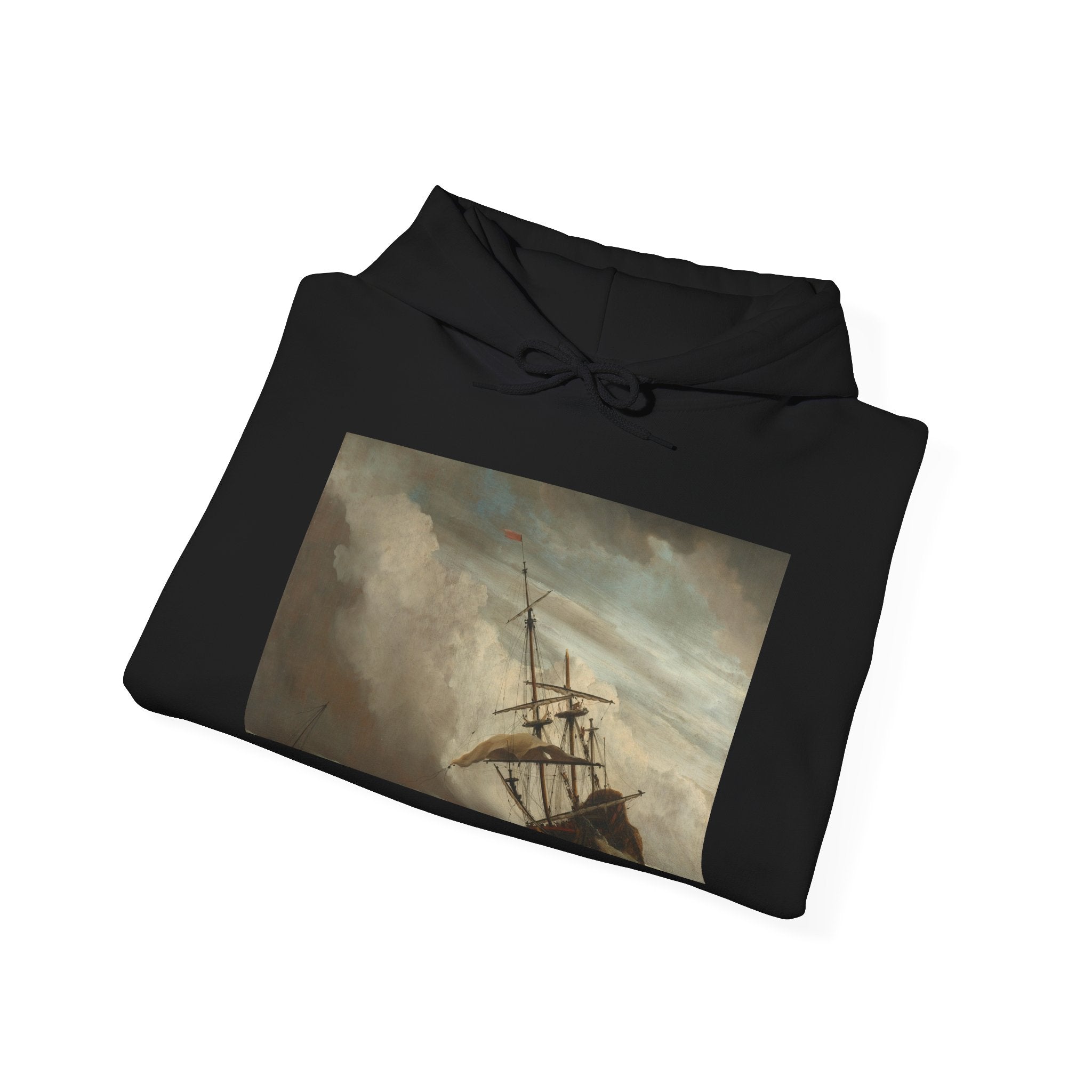 Art Hoodie – A Ship on the High Seas Caught by a Squall, Known as ‘The Gust’