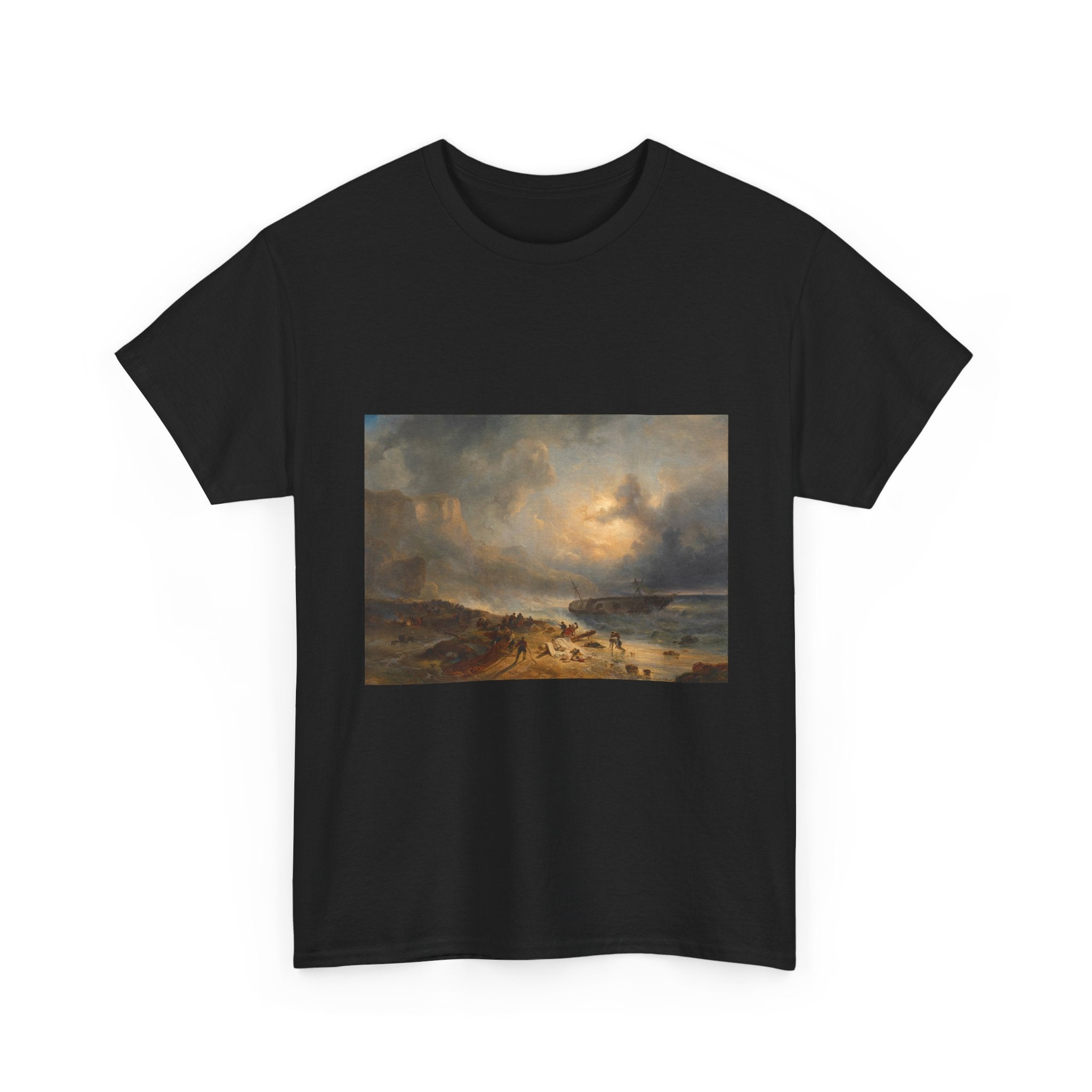 Art Tee – Shipwreck off a Rocky Coast