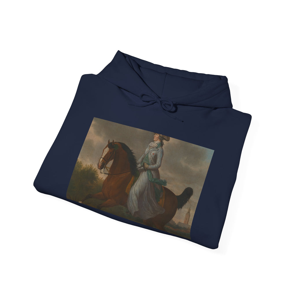 Art Hoodie – Frederika Sophia Wilhelmina of Pruissia (1751-1820), Equestrian portrait of the Wife of Prince Willem V