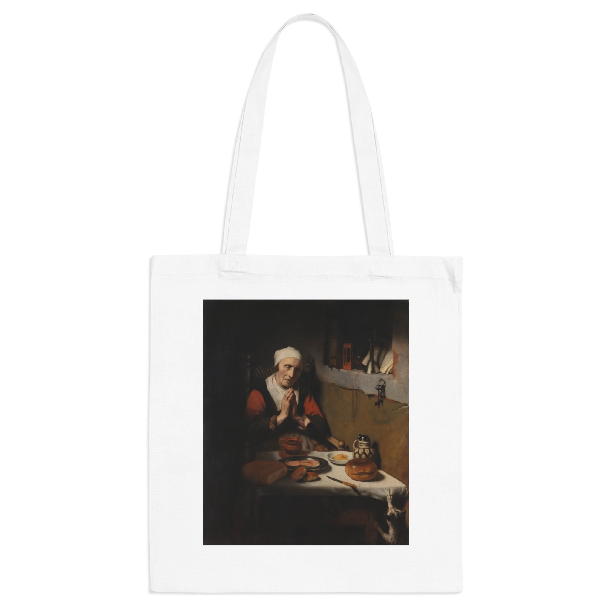 Art Tote Bag – Old Woman Saying Grace, Known as ‘The Prayer without End’