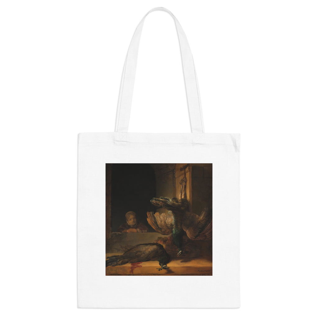 Art Tote Bag – Still Life with Peacocks