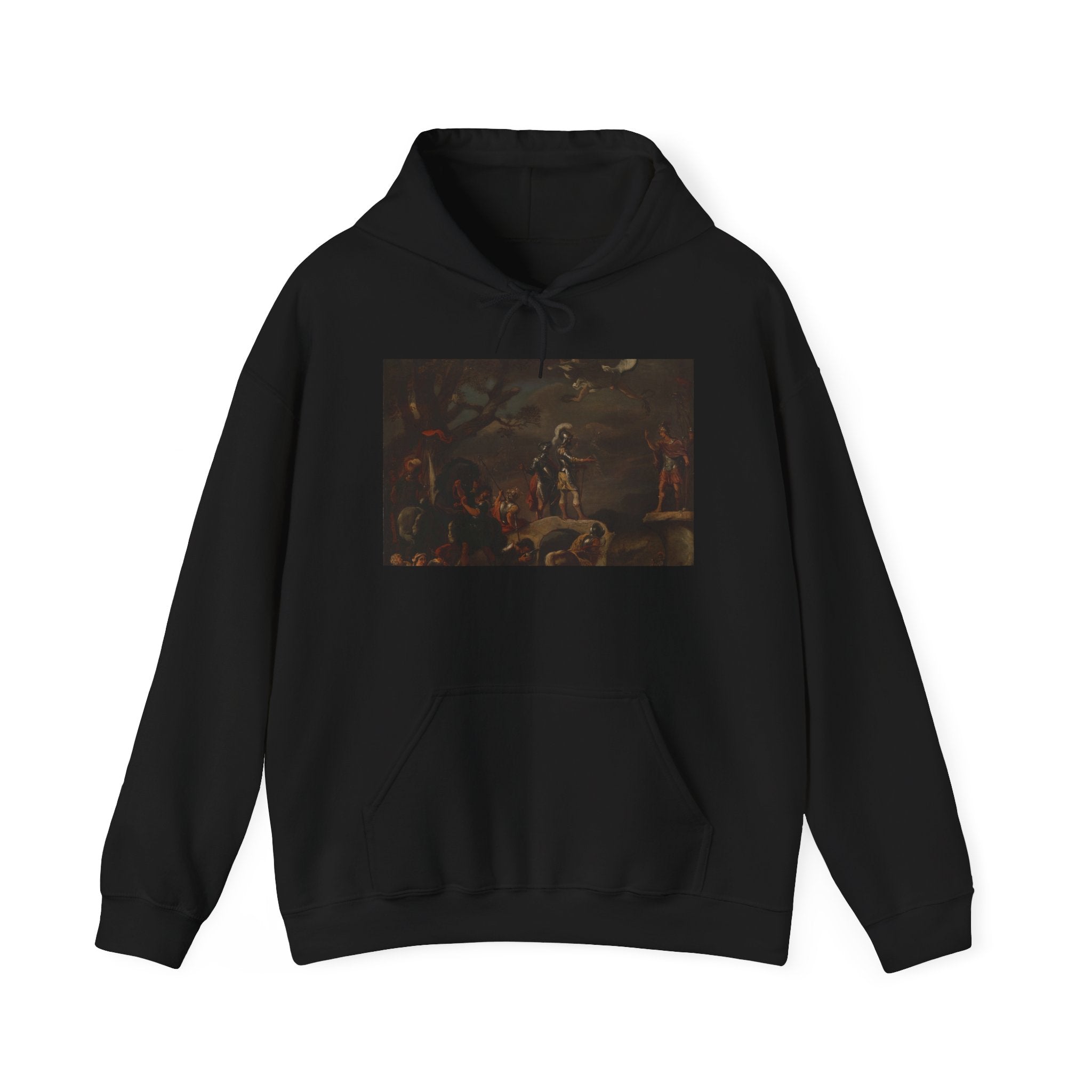 Art Hoodie – The Peace Negotiations between Claudius Civilis and Quintus Petillius Cerealis on the Demolished Bridge.
