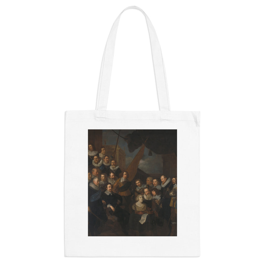 Art Tote Bag – Officers and other Civic Guardsmen of the XIX District of Amsterdam, under the command of Captain Cornelis Bicker and Lieutenant Frederick van Banchem, waiting to welcome Marie de Médicis, 1 September 1638