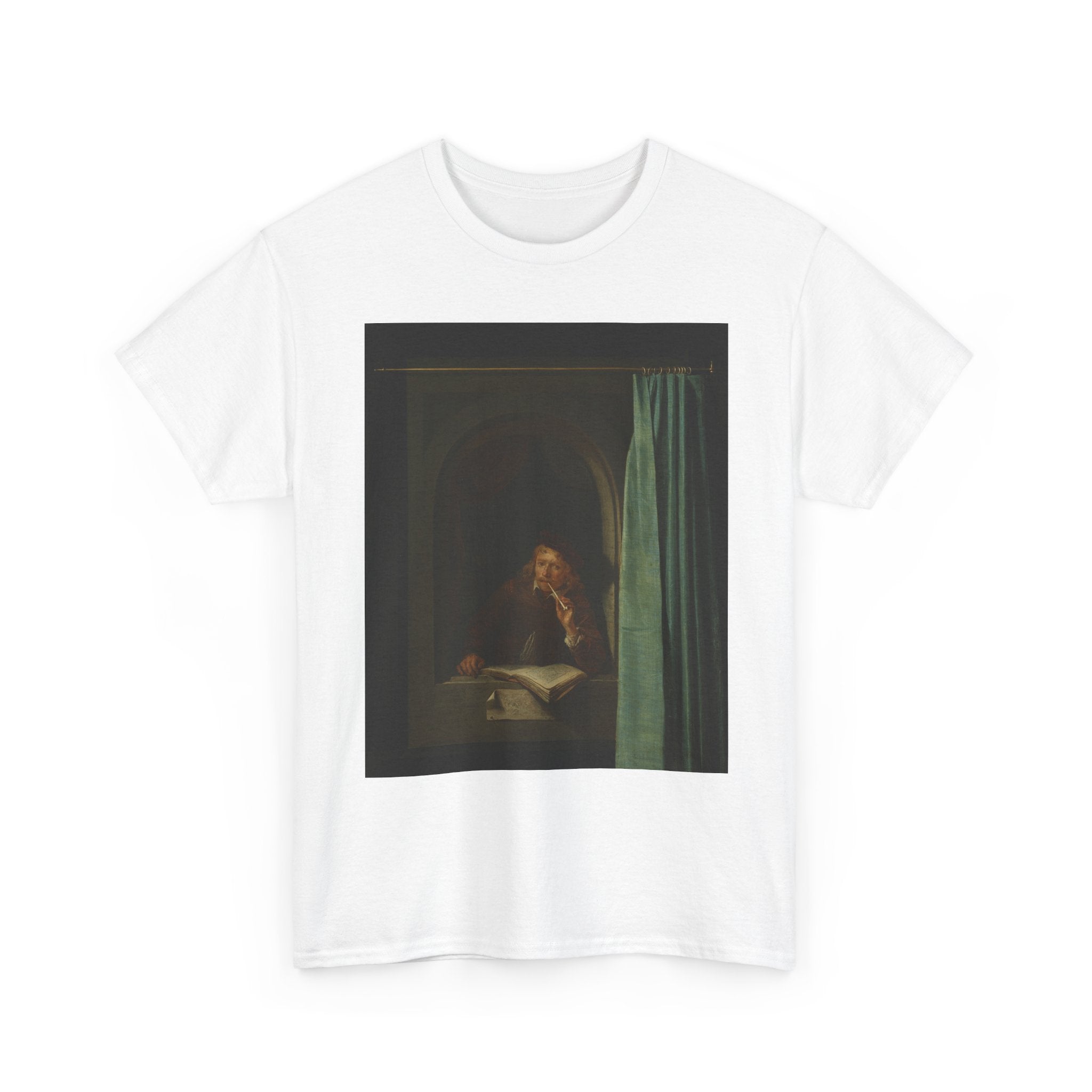 Art Tee – Man Smoking a Pipe