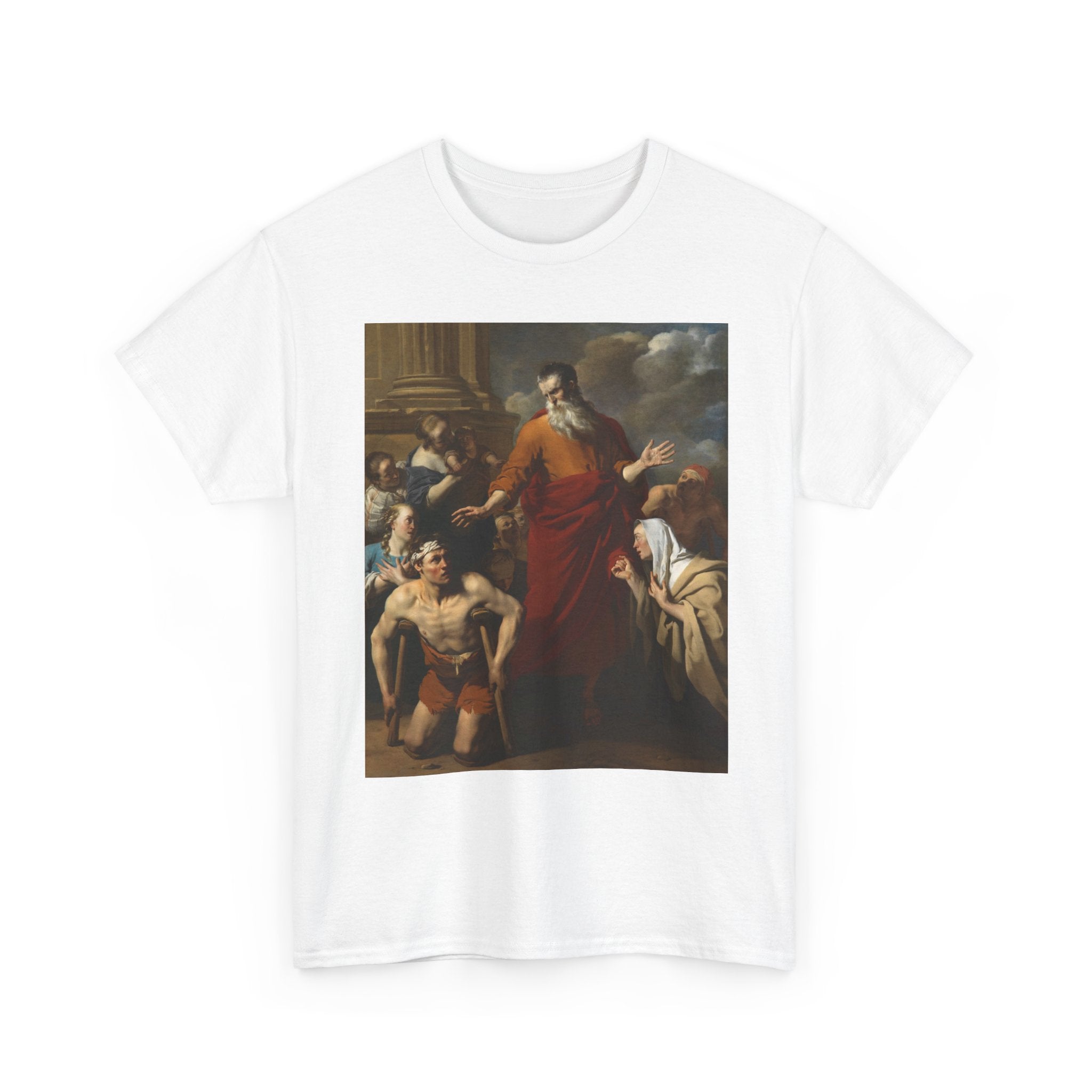 Art Tee – Paul healing a man who could not walk