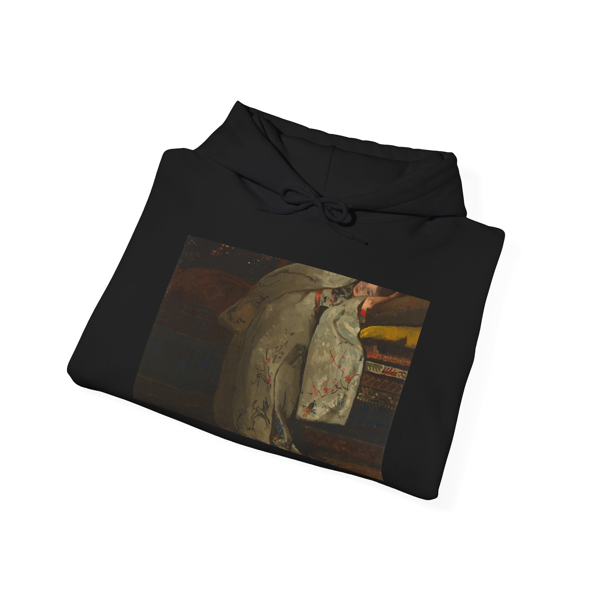 Art Hoodie – Girl in a White Kimono