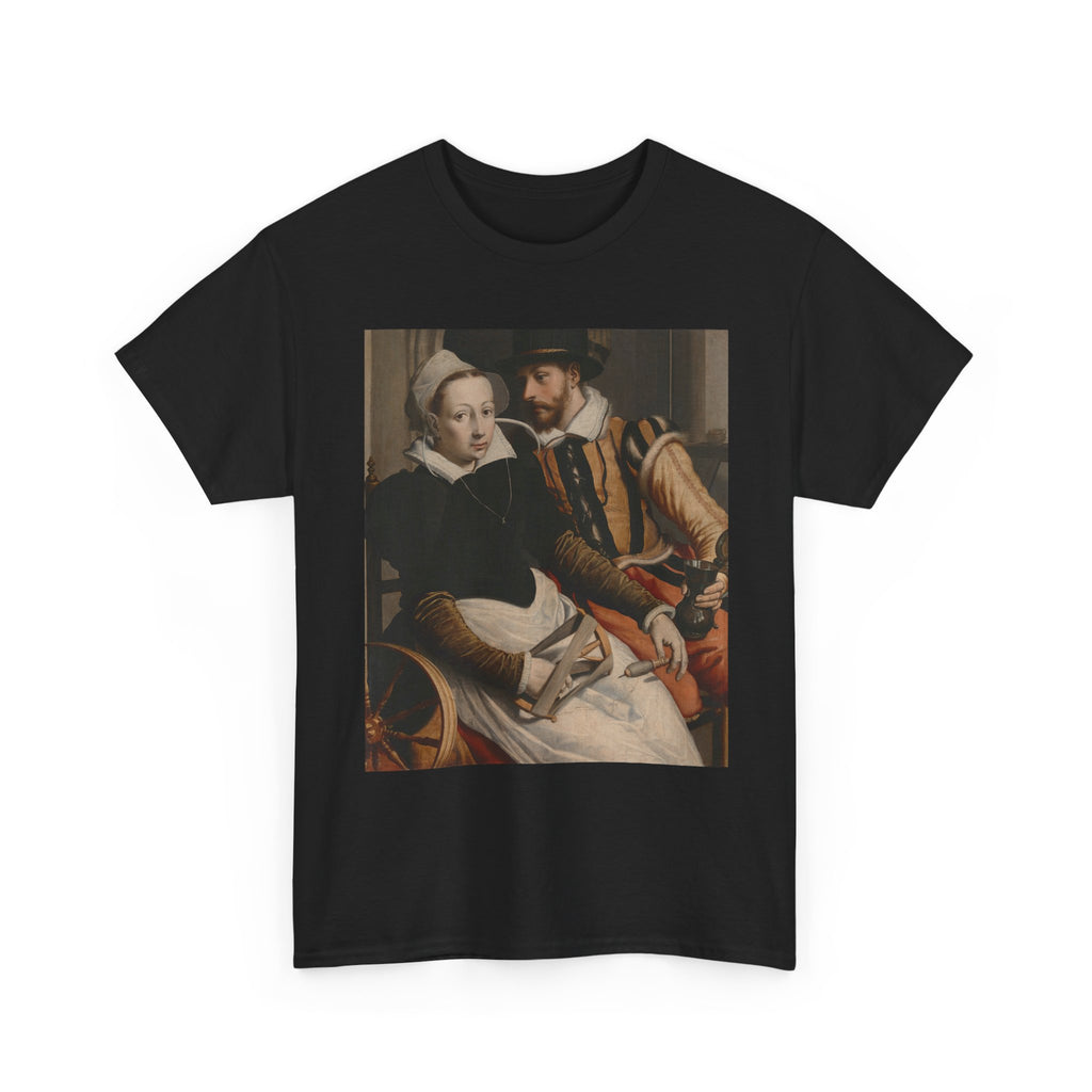Art Tee – Man and Woman at a Spinning Wheel