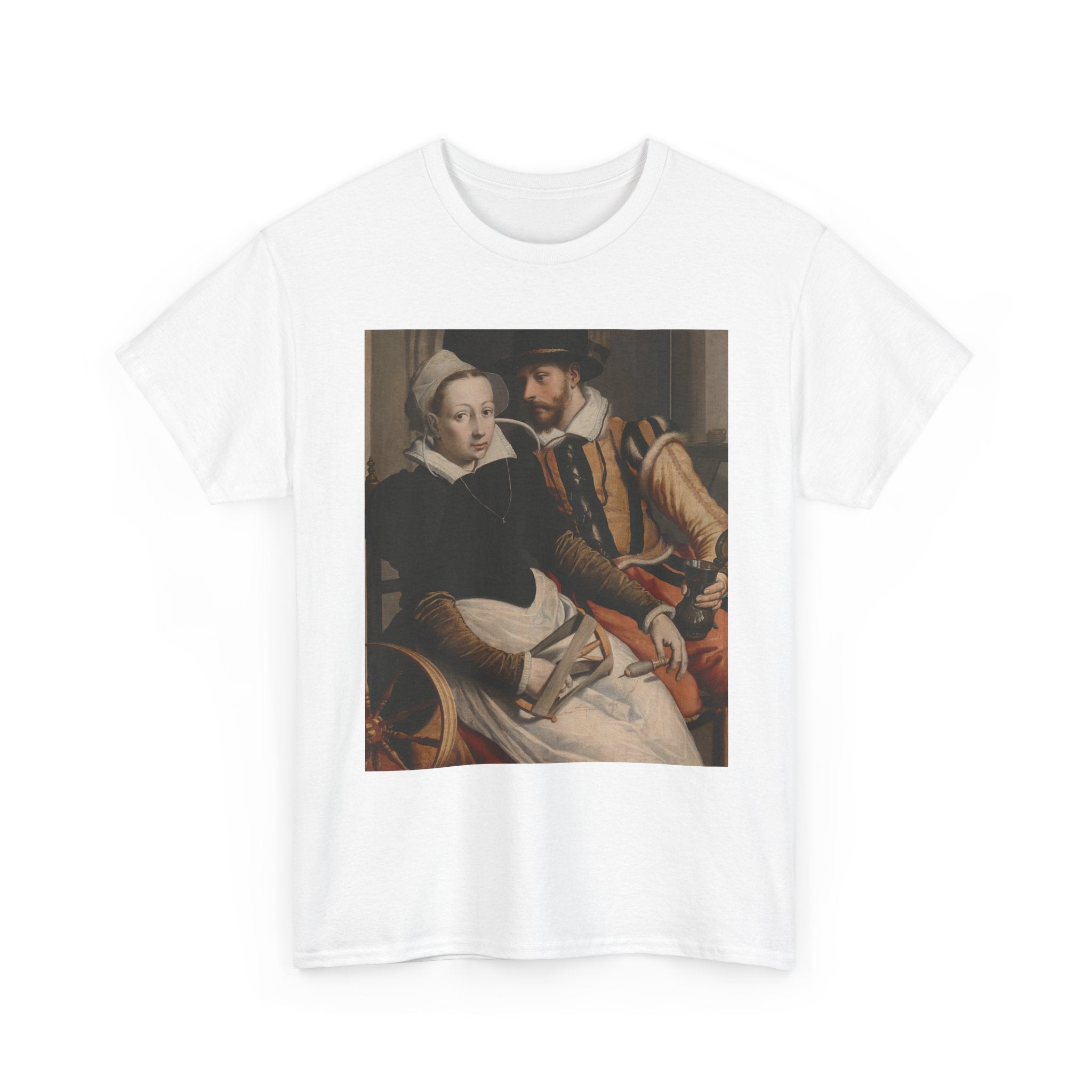 Art Tee – Man and Woman at a Spinning Wheel