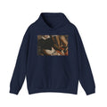 Art Hoodie – Man and Woman at a Spinning Wheel