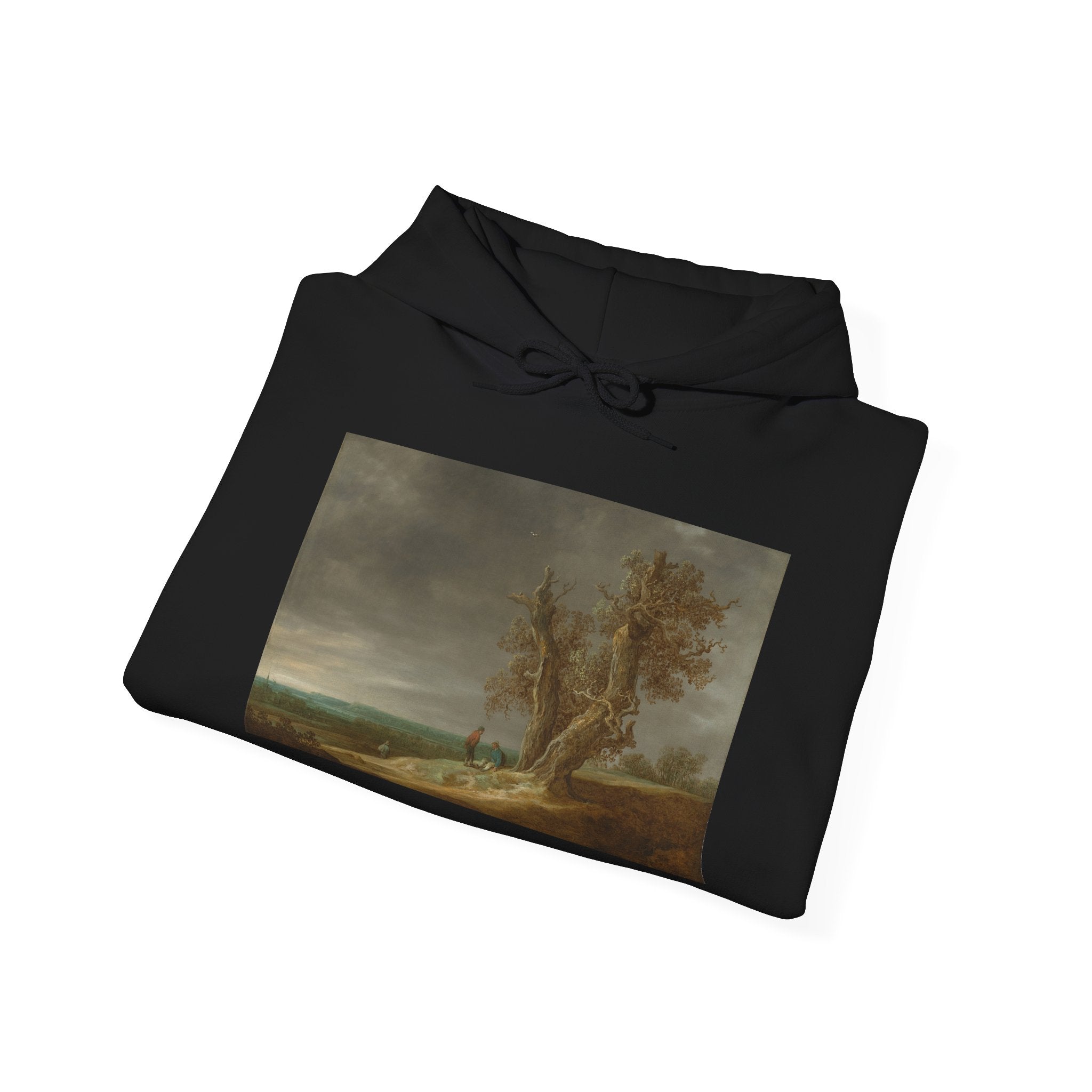 Art Hoodie – Landscape with Two Oaks