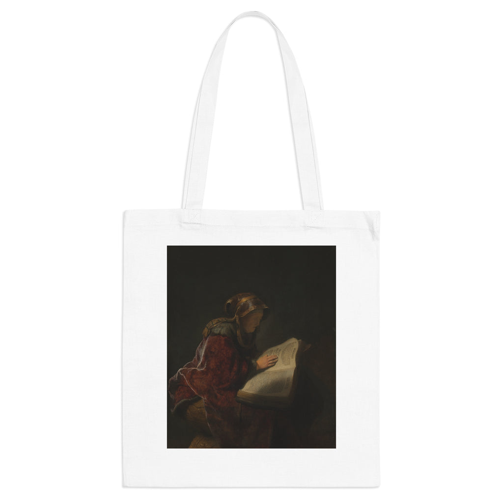 Art Tote Bag – Old Woman Reading, Probably the Prophetess Anna