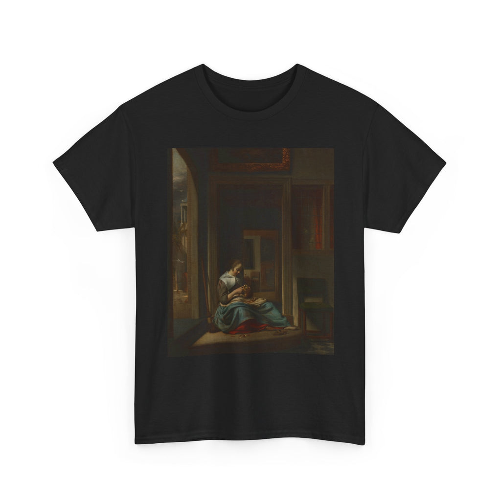 Art Tee – Woman Peeling an Apple