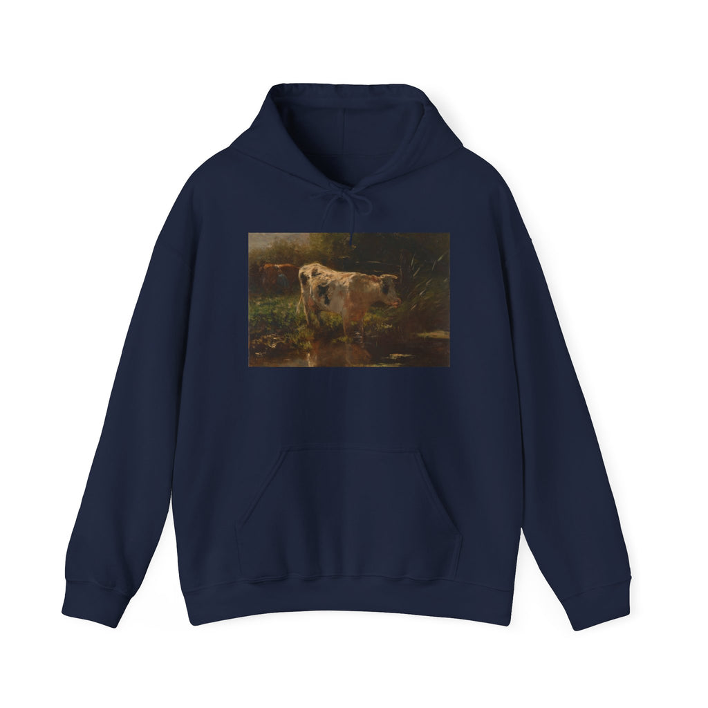Art Hoodie – Cow beside a Ditch