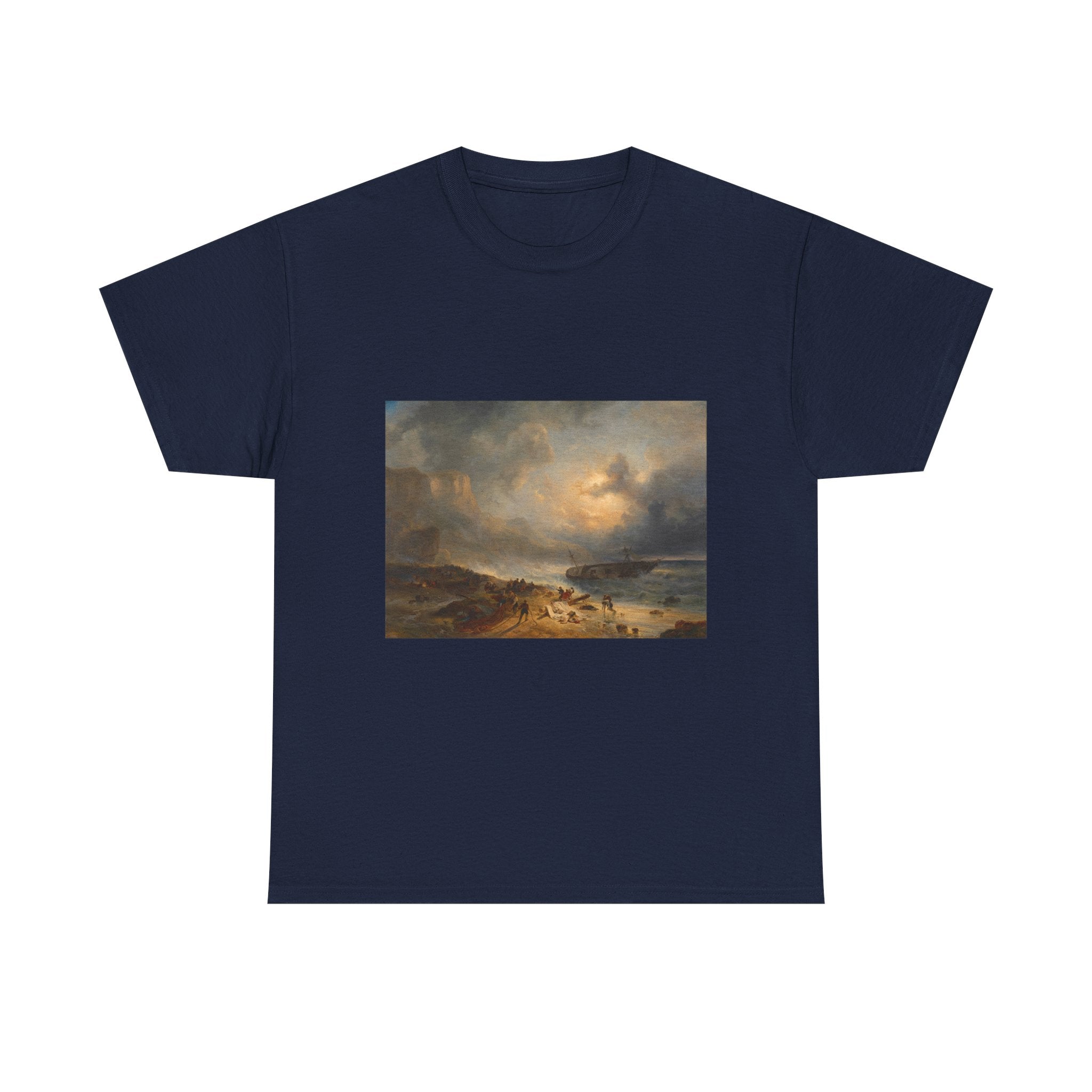 Art Tee – Shipwreck off a Rocky Coast