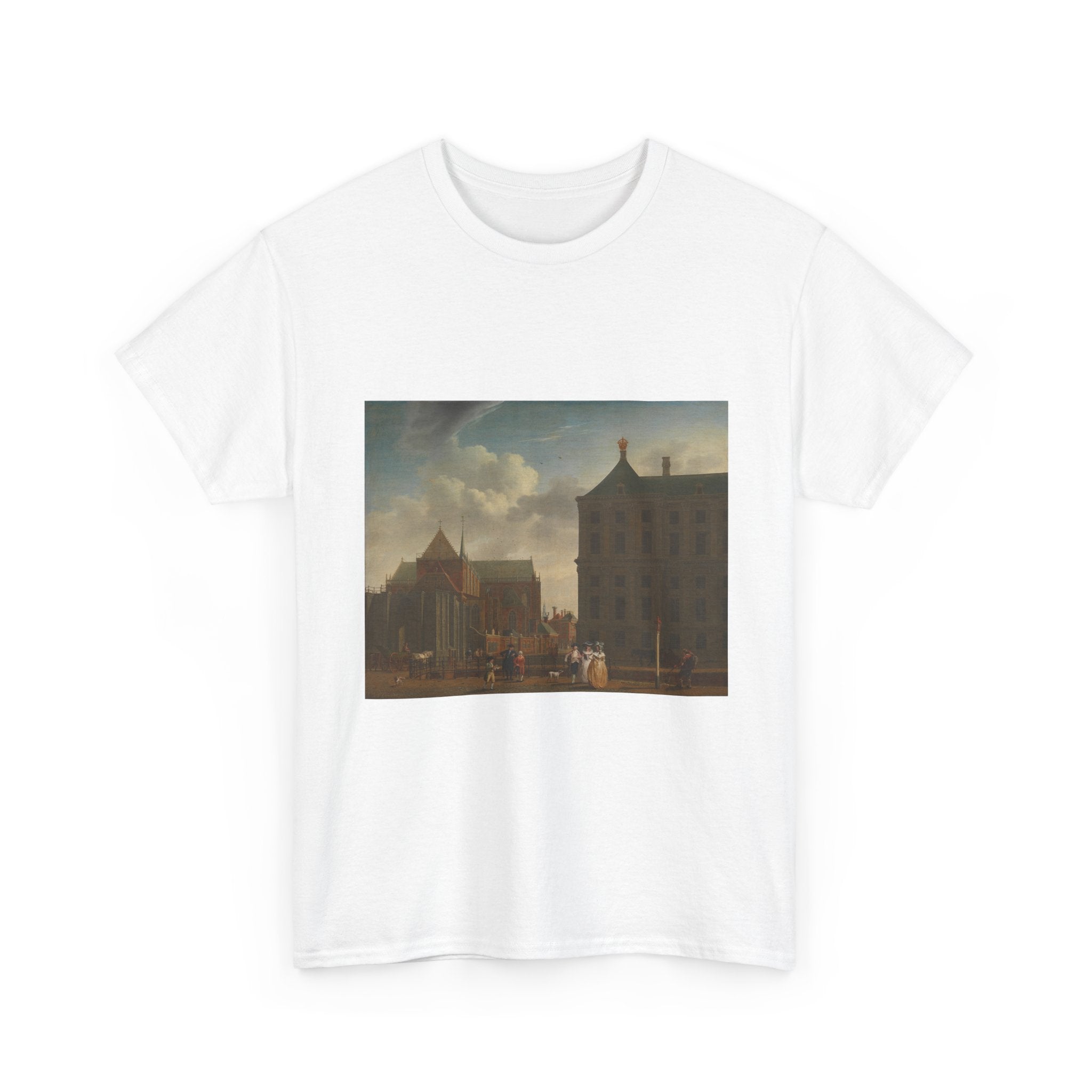 Art Tee – The Nieuwe Kerk and the Town Hall on the Dam in Amsterdam