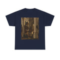 Art Tee – Interior of a Protestant, Gothic Church, with a Gravedigger in the Choir