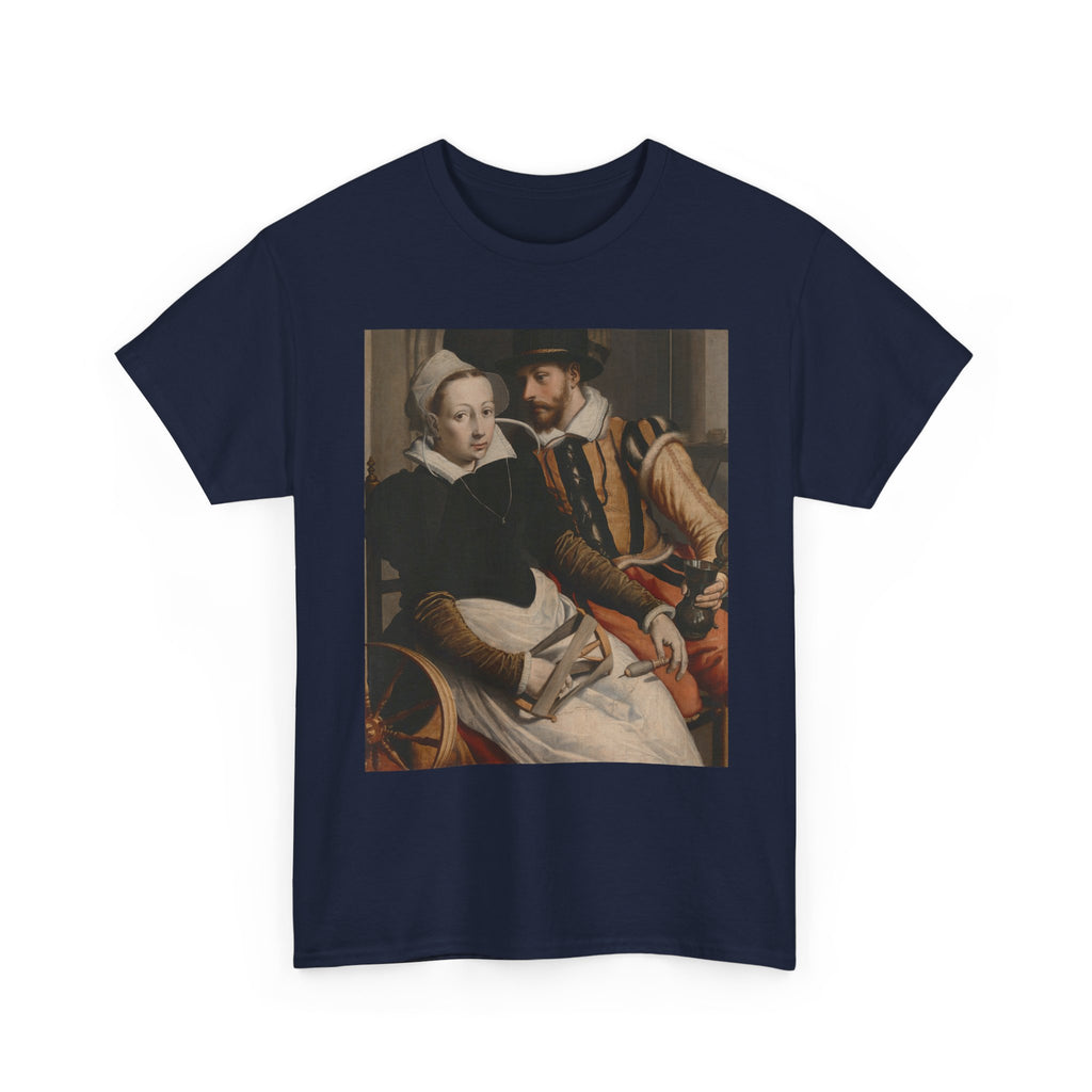 Art Tee – Man and Woman at a Spinning Wheel