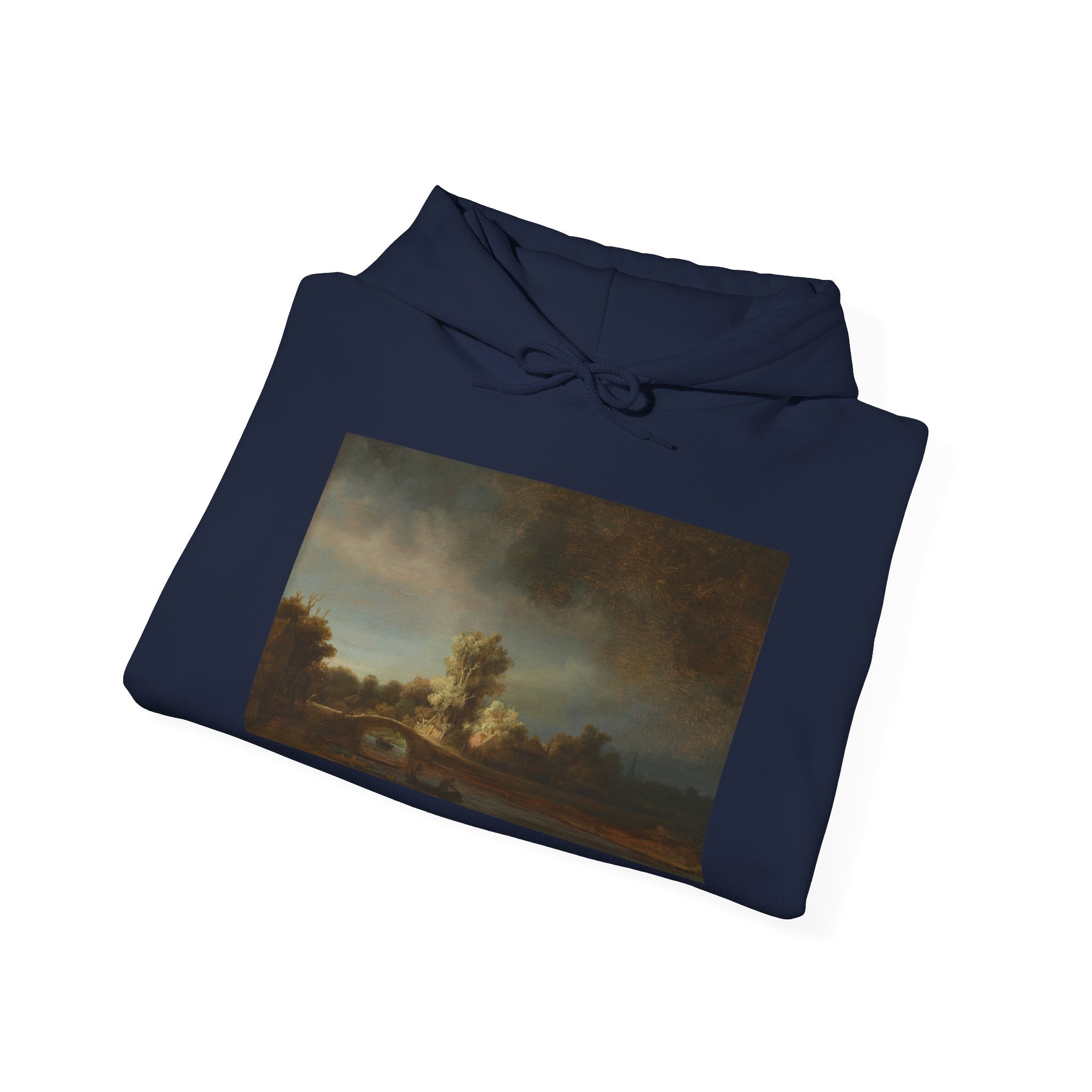 Art Hoodie – Landscape with a Stone Bridge