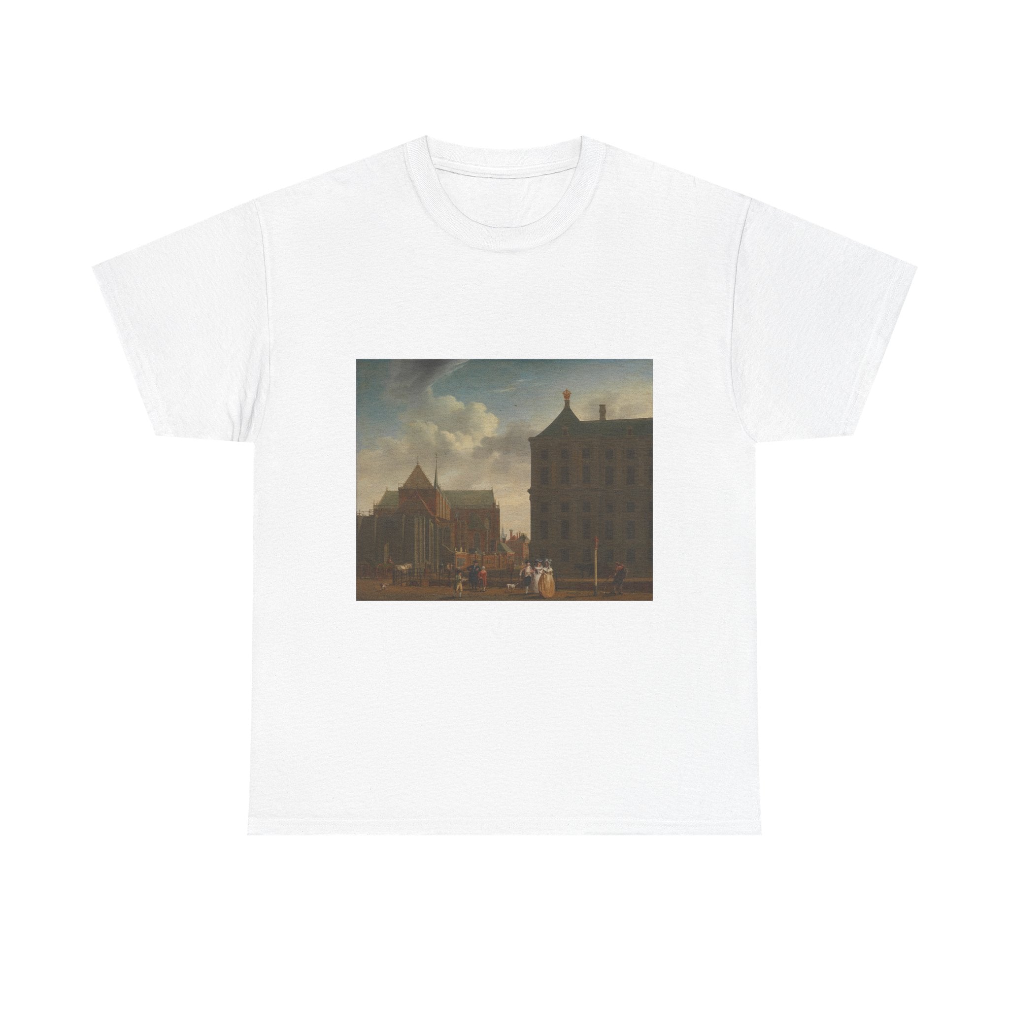 Art Tee – The Nieuwe Kerk and the Town Hall on the Dam in Amsterdam