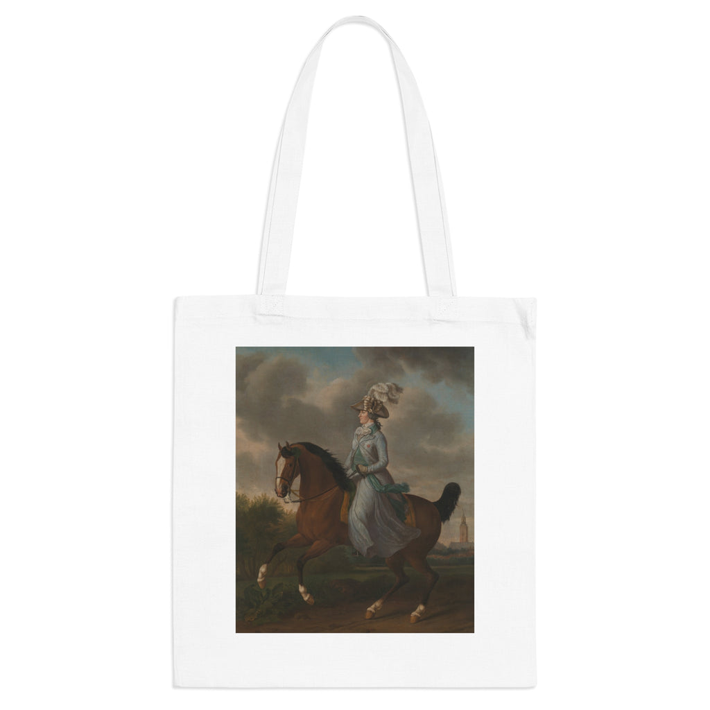 Art Tote Bag – Frederika Sophia Wilhelmina of Pruissia (1751-1820), Equestrian portrait of the Wife of Prince Willem V