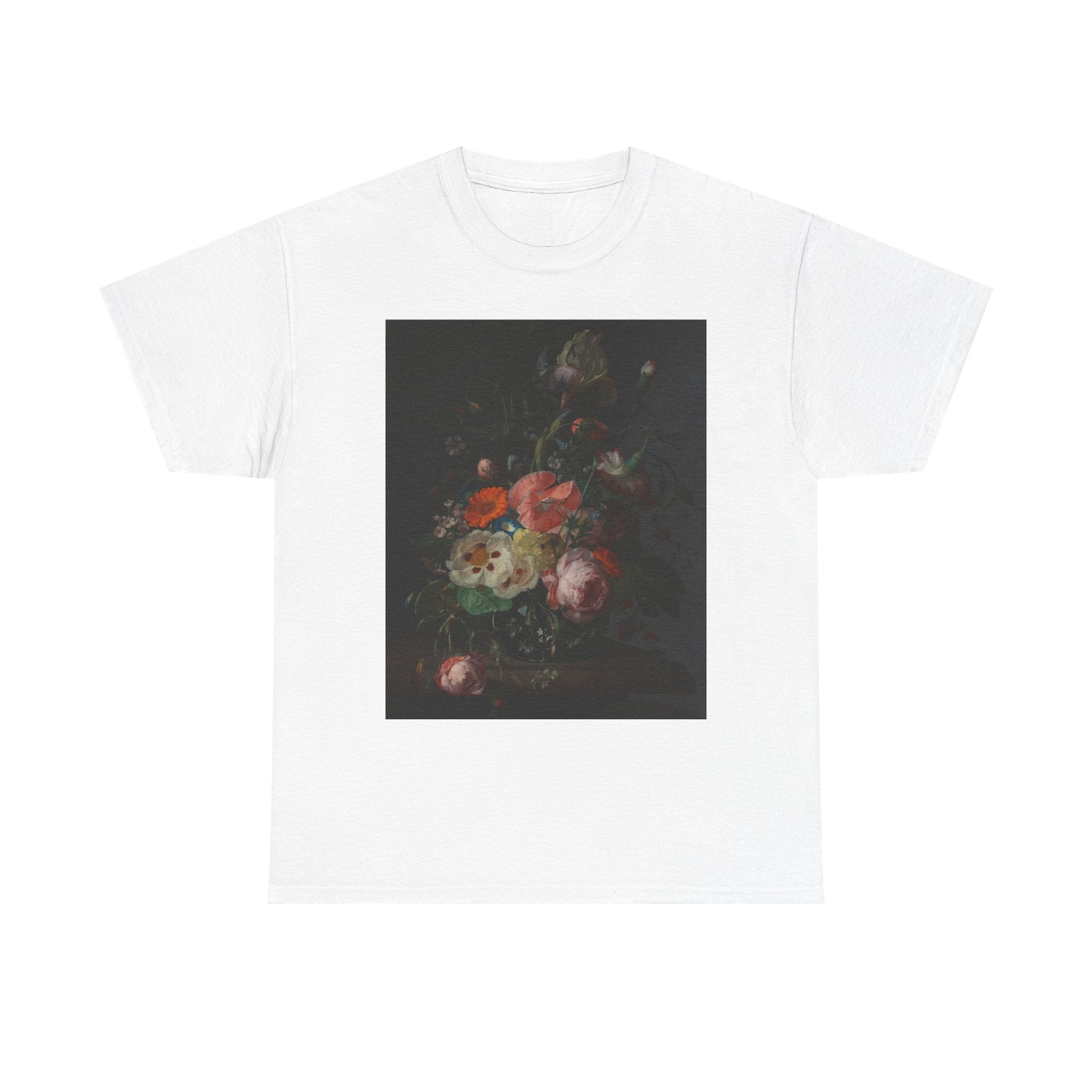 Art Tee – Still Life with Flowers on a Marble Tabletop