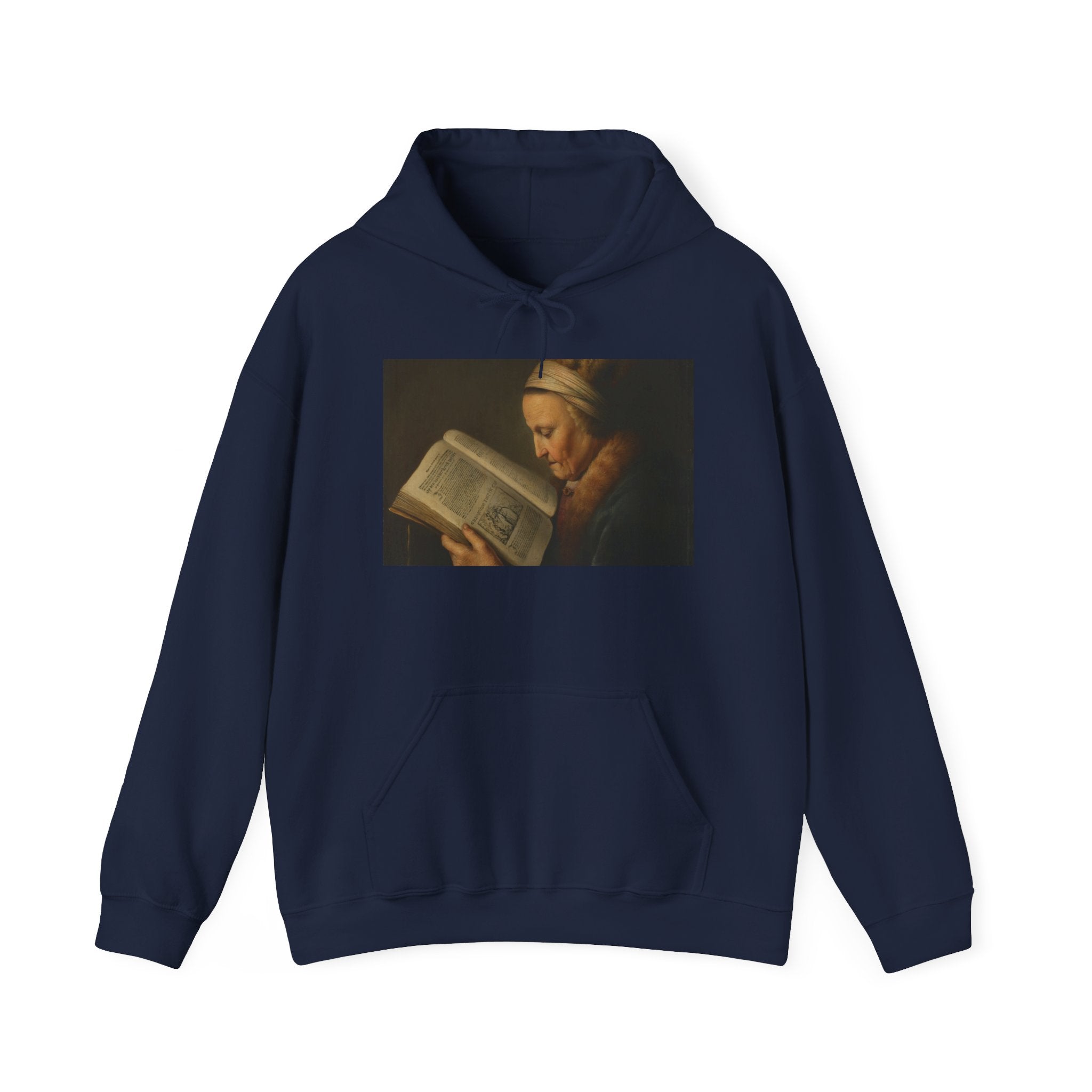 Art Hoodie – Old Woman Reading