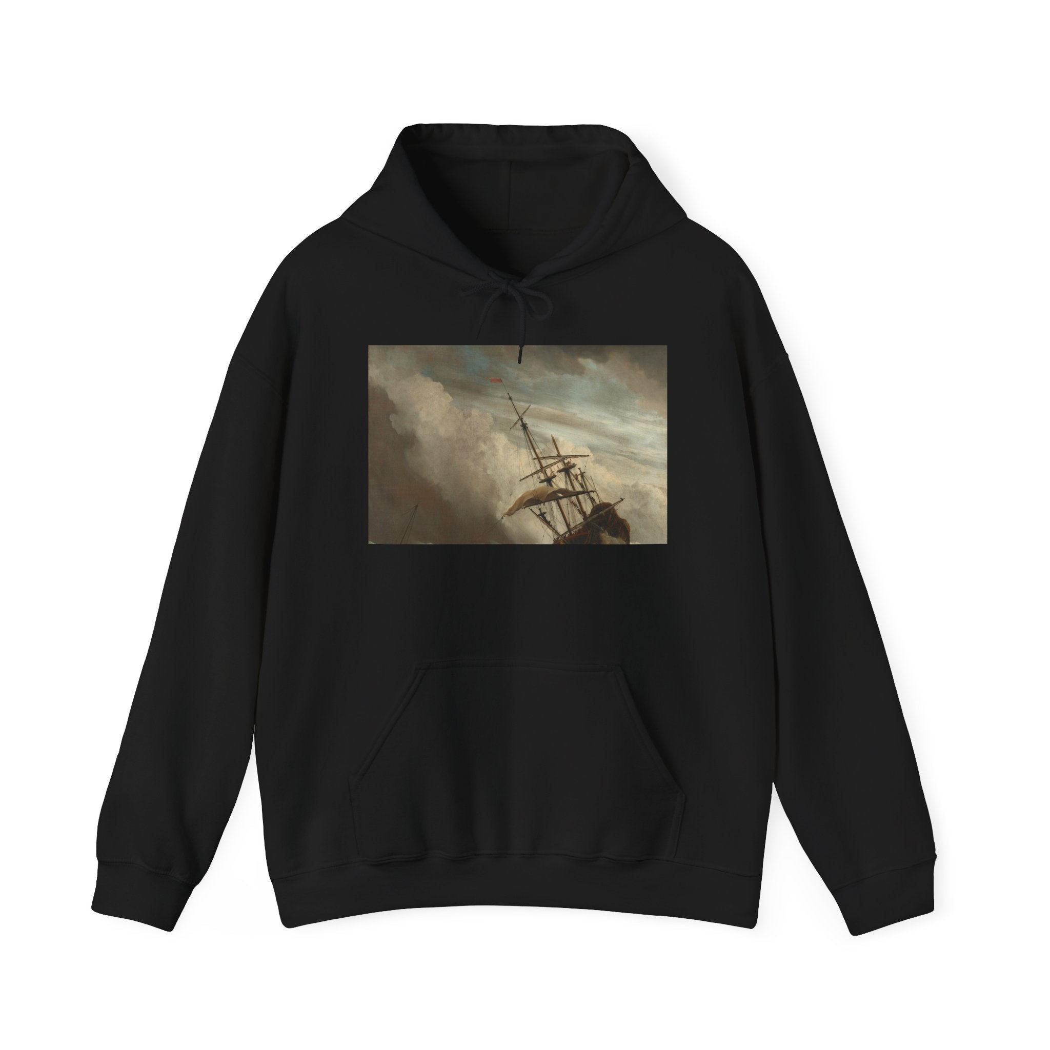 Art Hoodie – A Ship on the High Seas Caught by a Squall, Known as ‘The Gust’