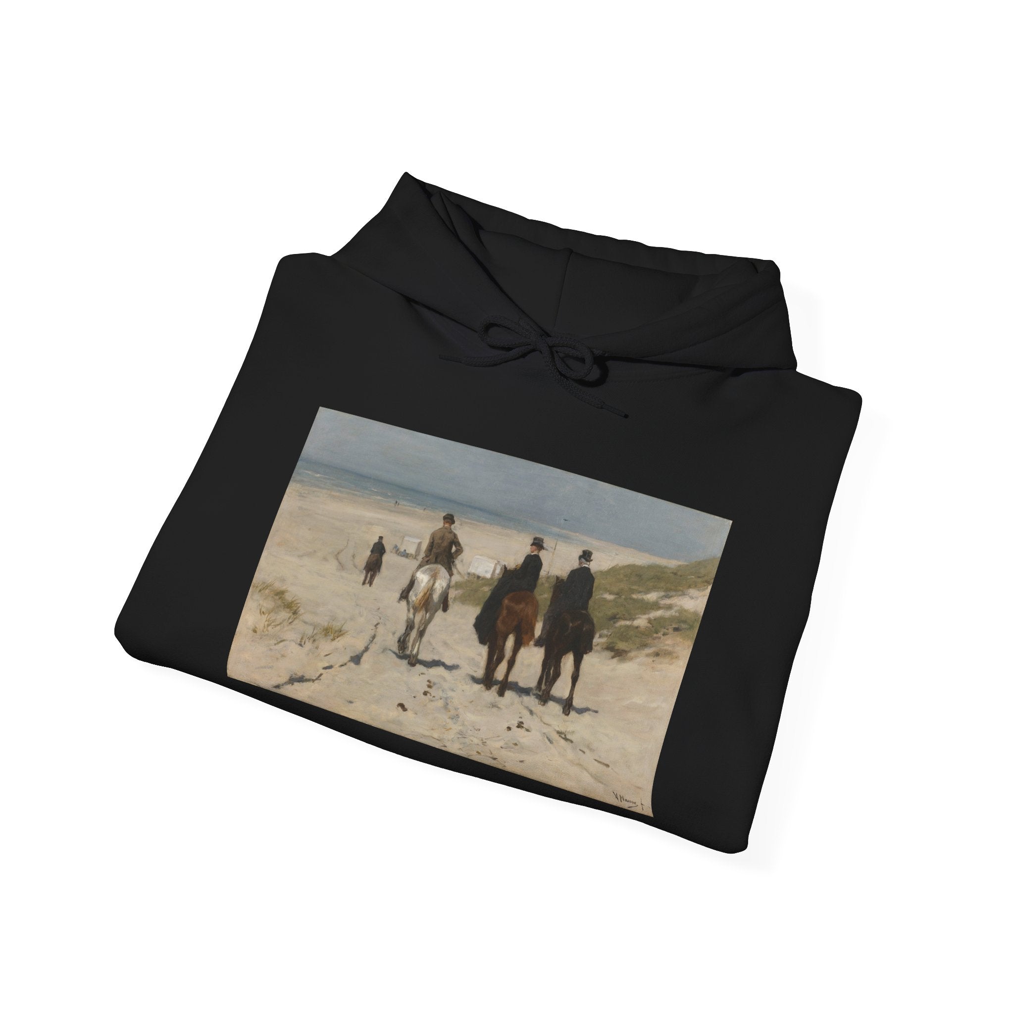 Art Hoodie – Morning Ride along the Beach