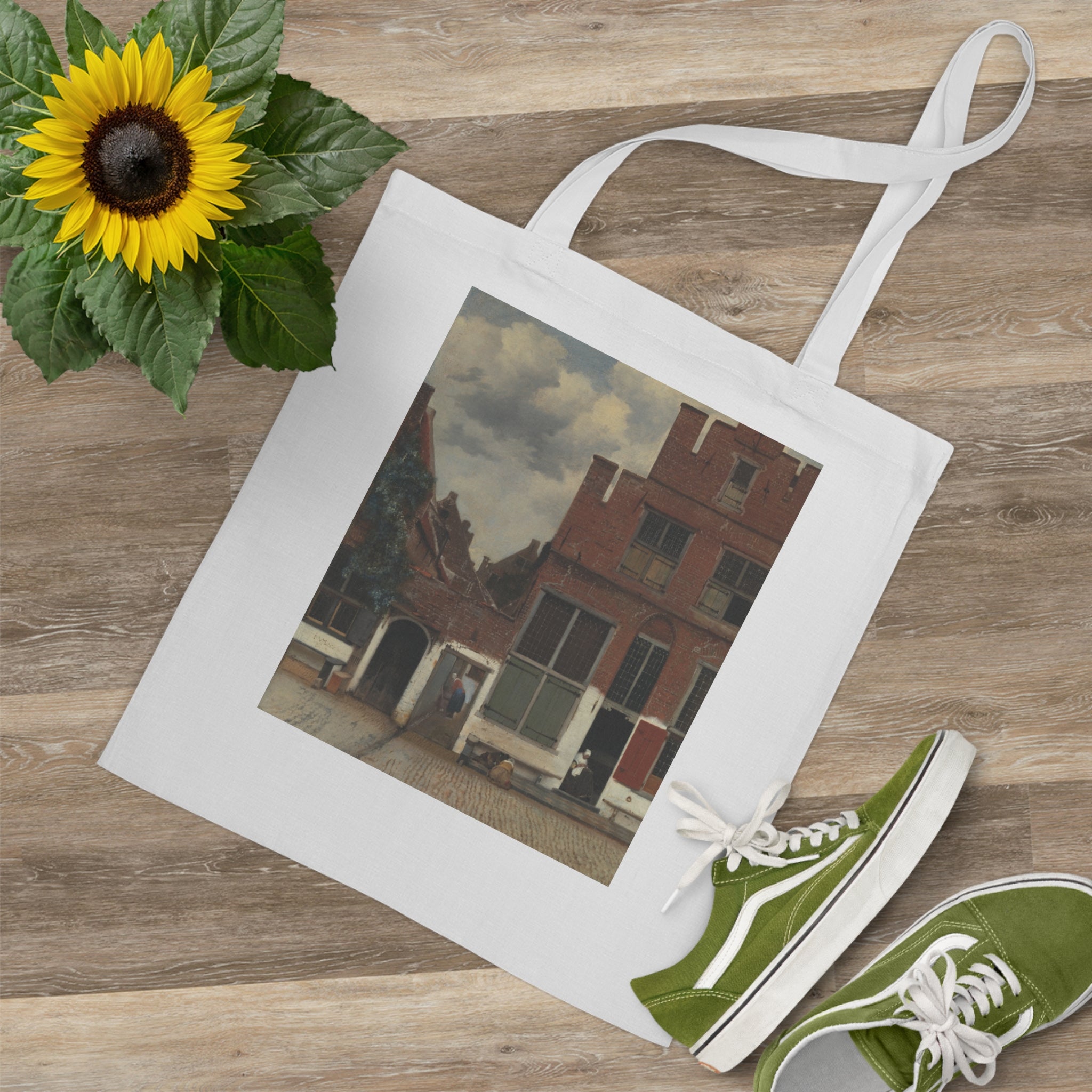 Art Tote Bag – View of Houses in Delft, Known as ‘The Little Street’