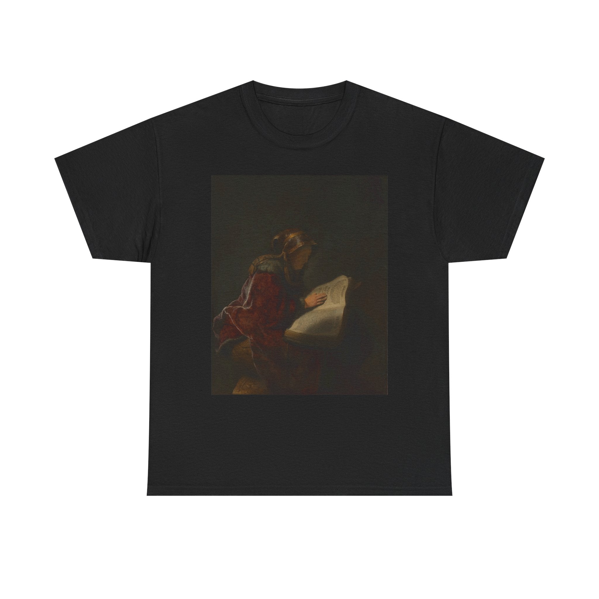 Art Tee – Old Woman Reading, Probably the Prophetess Anna