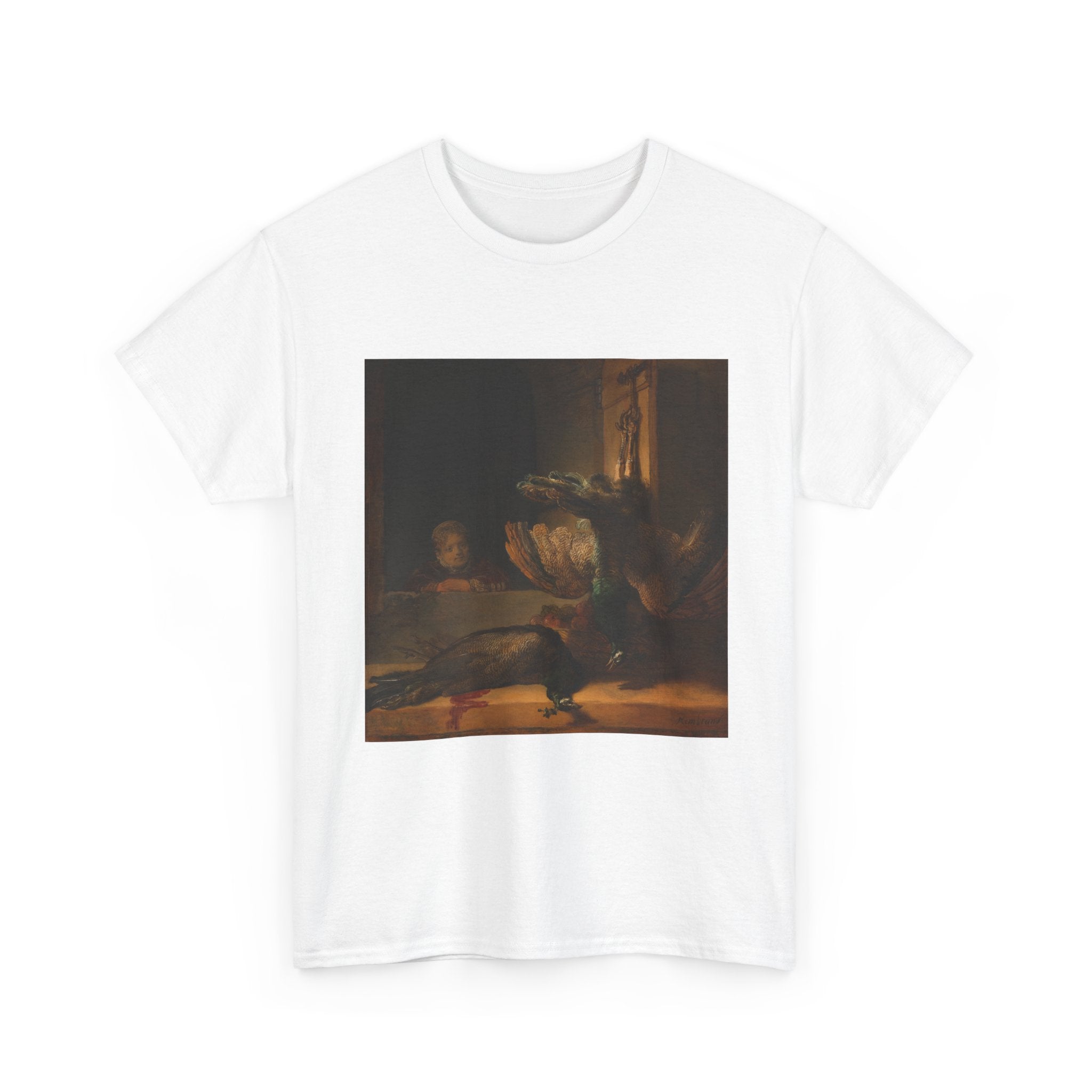 Art Tee – Still Life with Peacocks