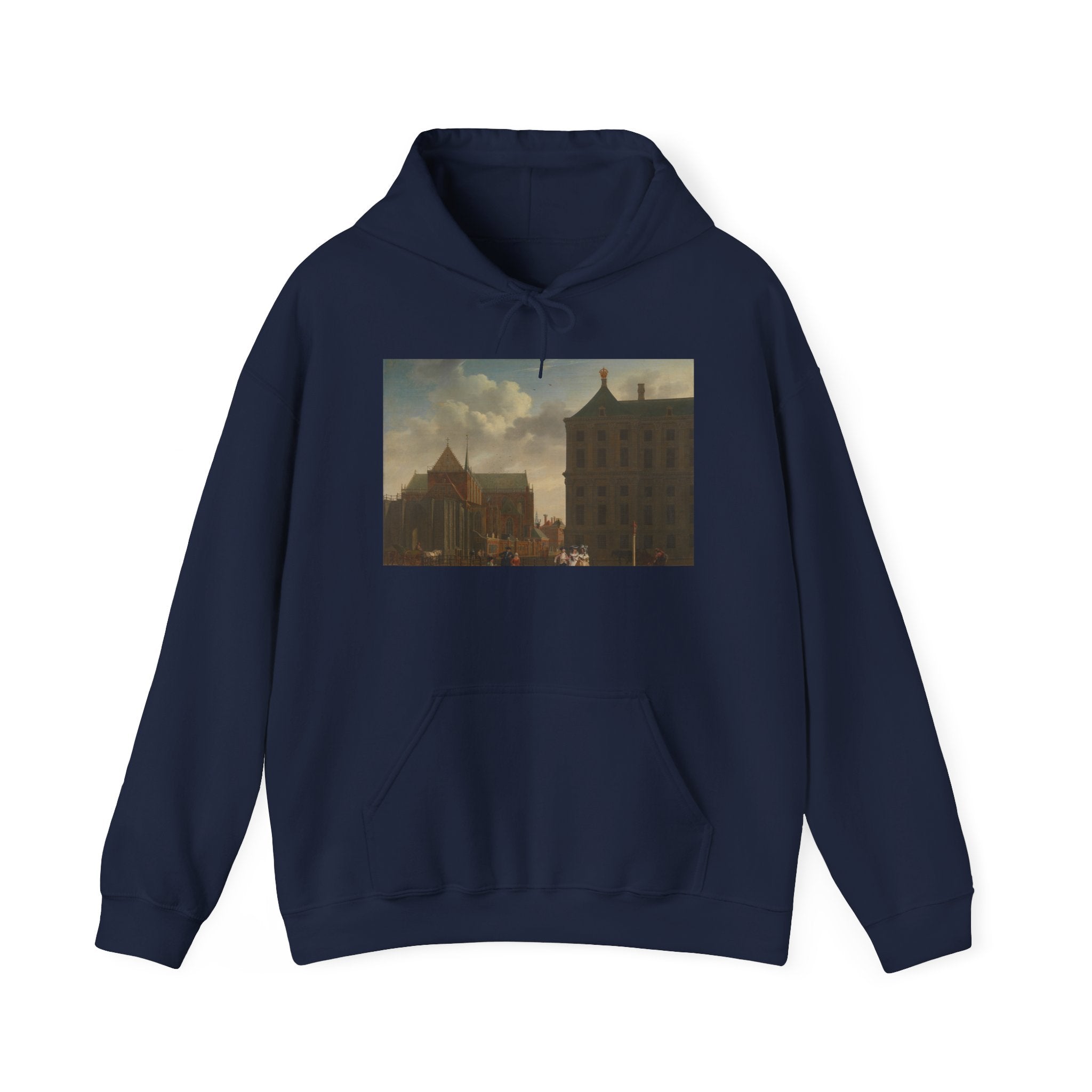 Art Hoodie – The Nieuwe Kerk and the Town Hall on the Dam in Amsterdam