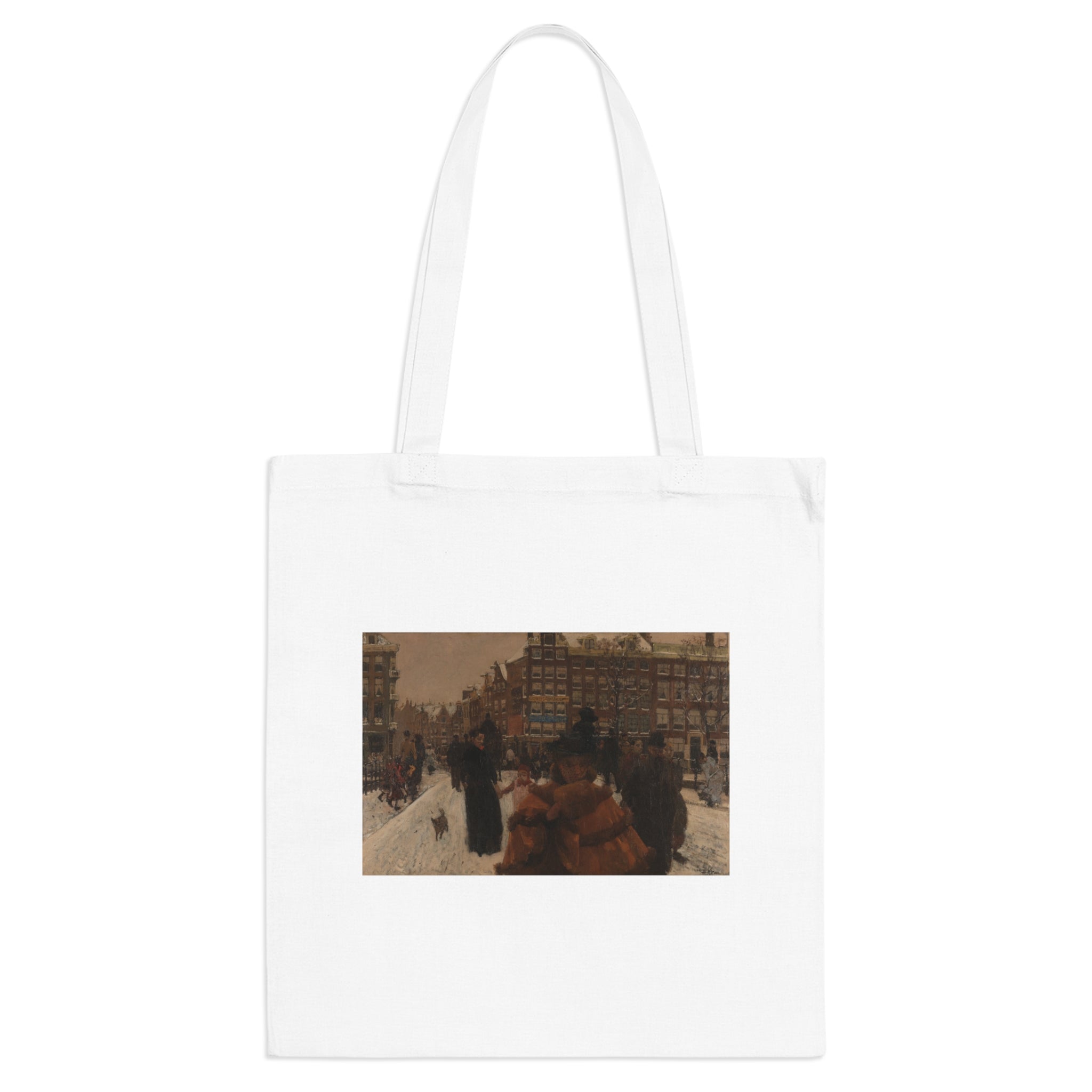 Art Tote Bag – The Singel Bridge at the Paleisstraat in Amsterdam