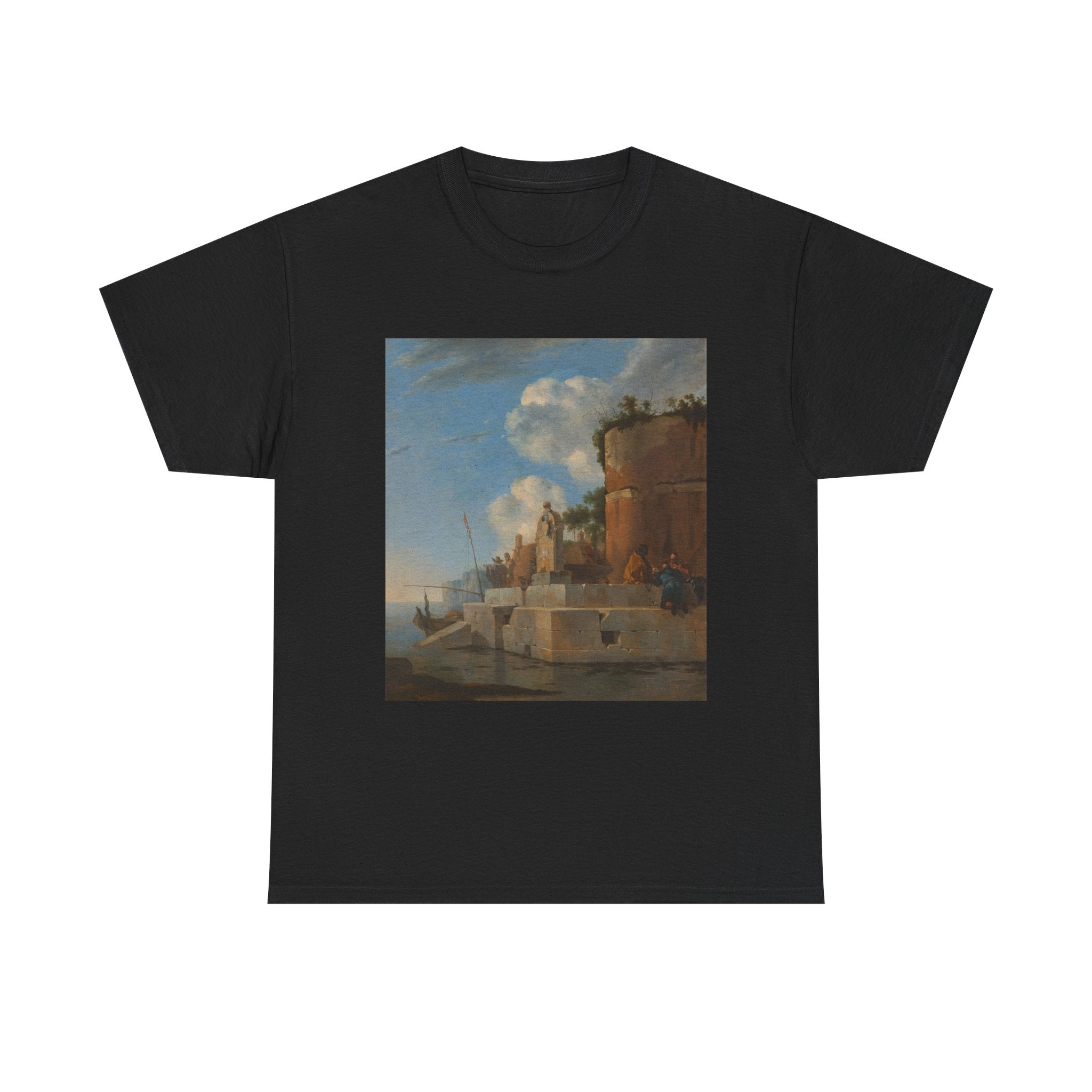 Art Tee – A Coastal Ruin in Italy