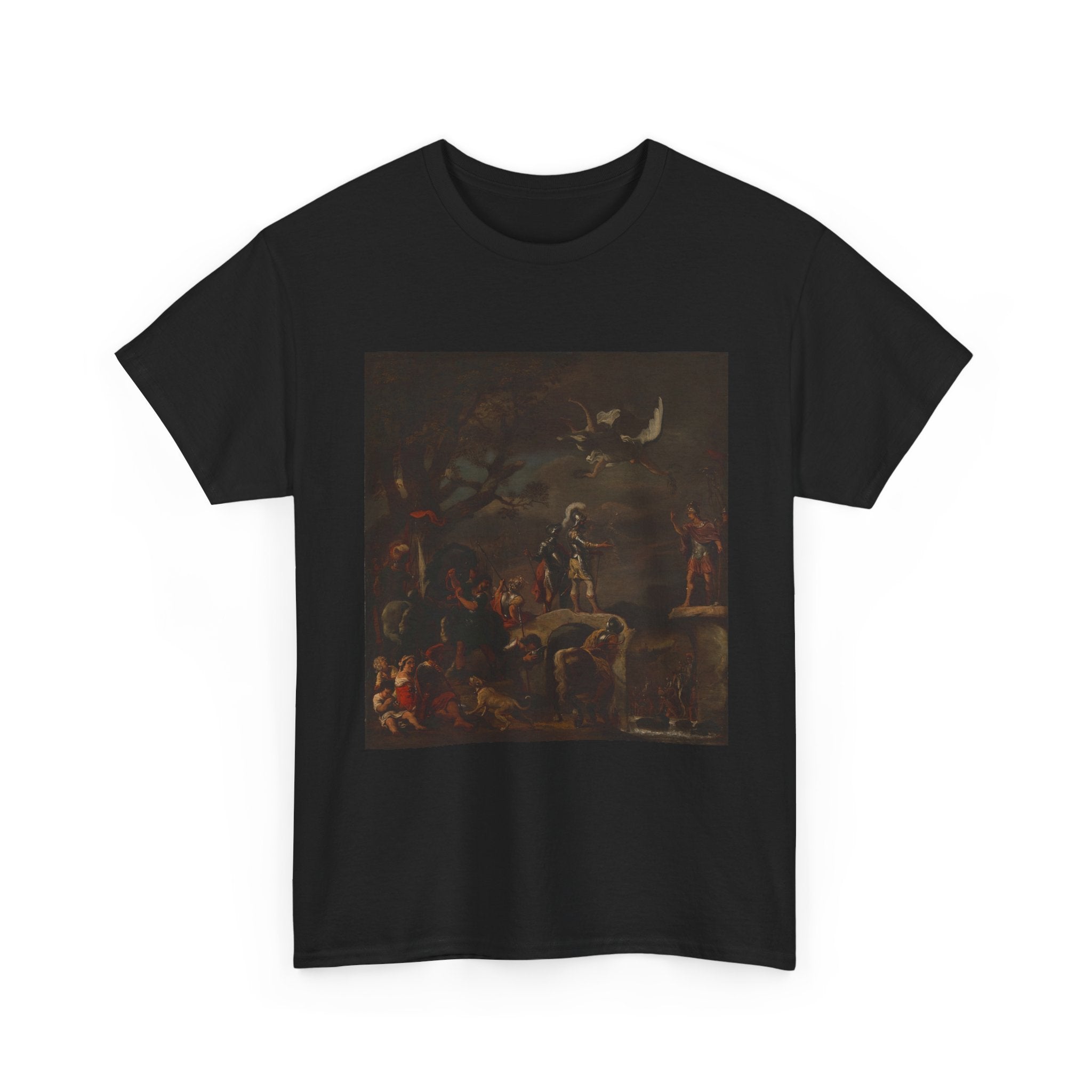 Art Tee – The Peace Negotiations between Claudius Civilis and Quintus Petillius Cerealis on the Demolished Bridge.
