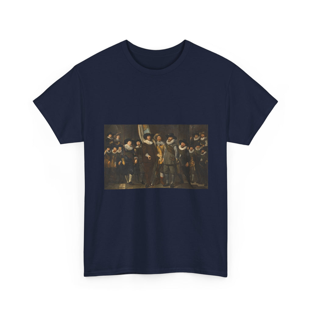 Art Tee – Officers and Other Civic Guardsmen of the IIIrd District of Amsterdam, under the Command of Captain Allaert Cloeck and Lieutenant Lucas Jacobsz Rotgans