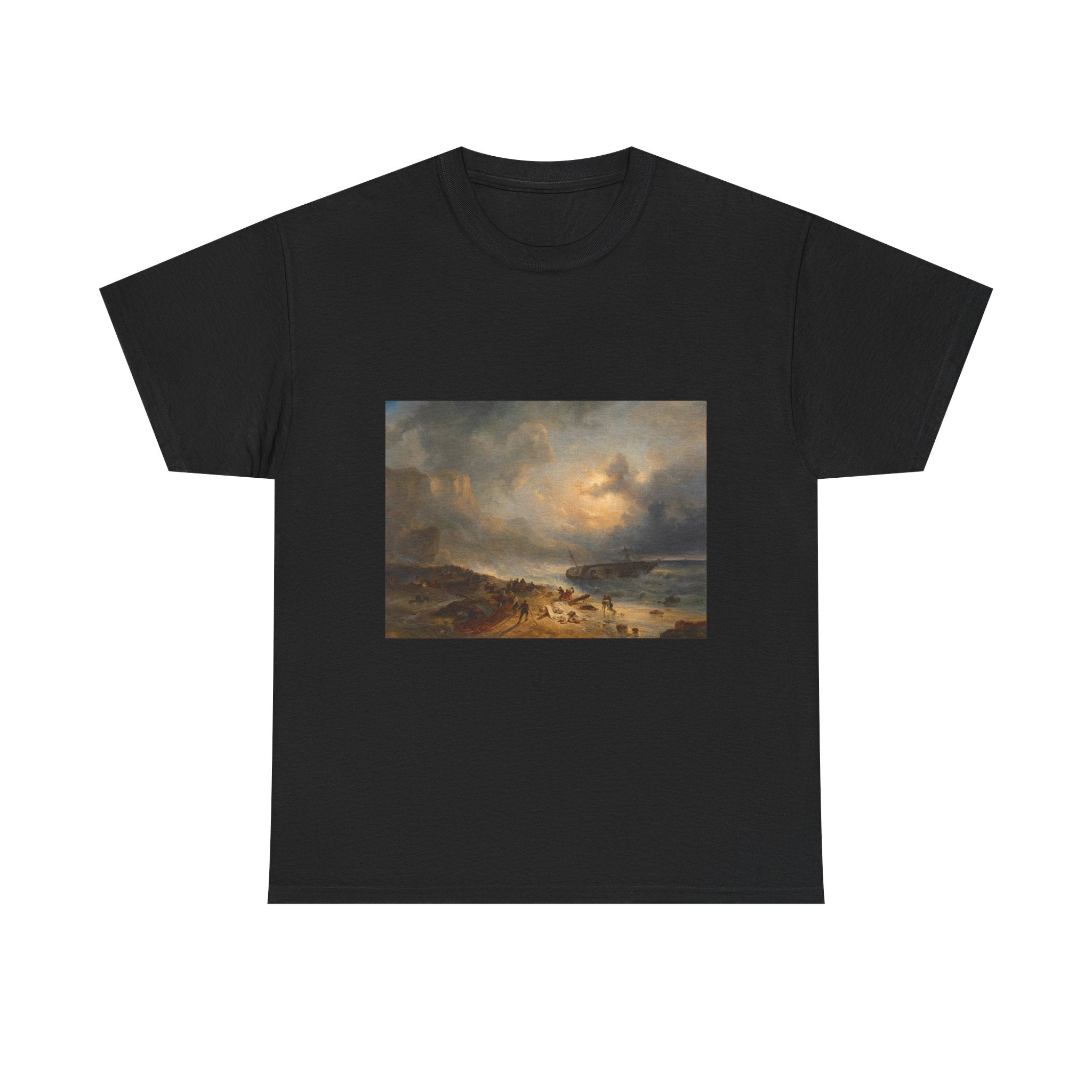Art Tee – Shipwreck off a Rocky Coast