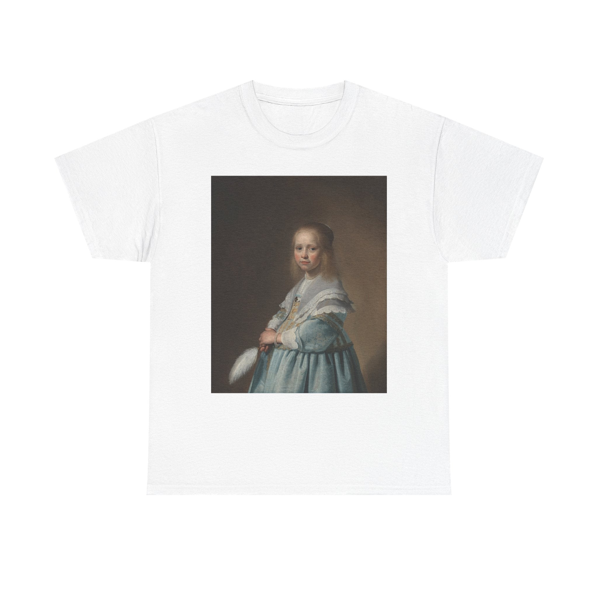 Art Tee – Portrait of a Girl Dressed in Blue