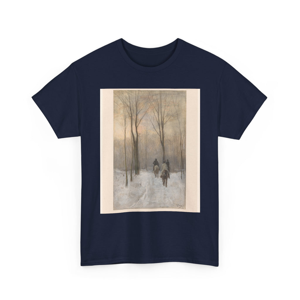 Art Tee – Riders in the Snow in the Haagse Bos