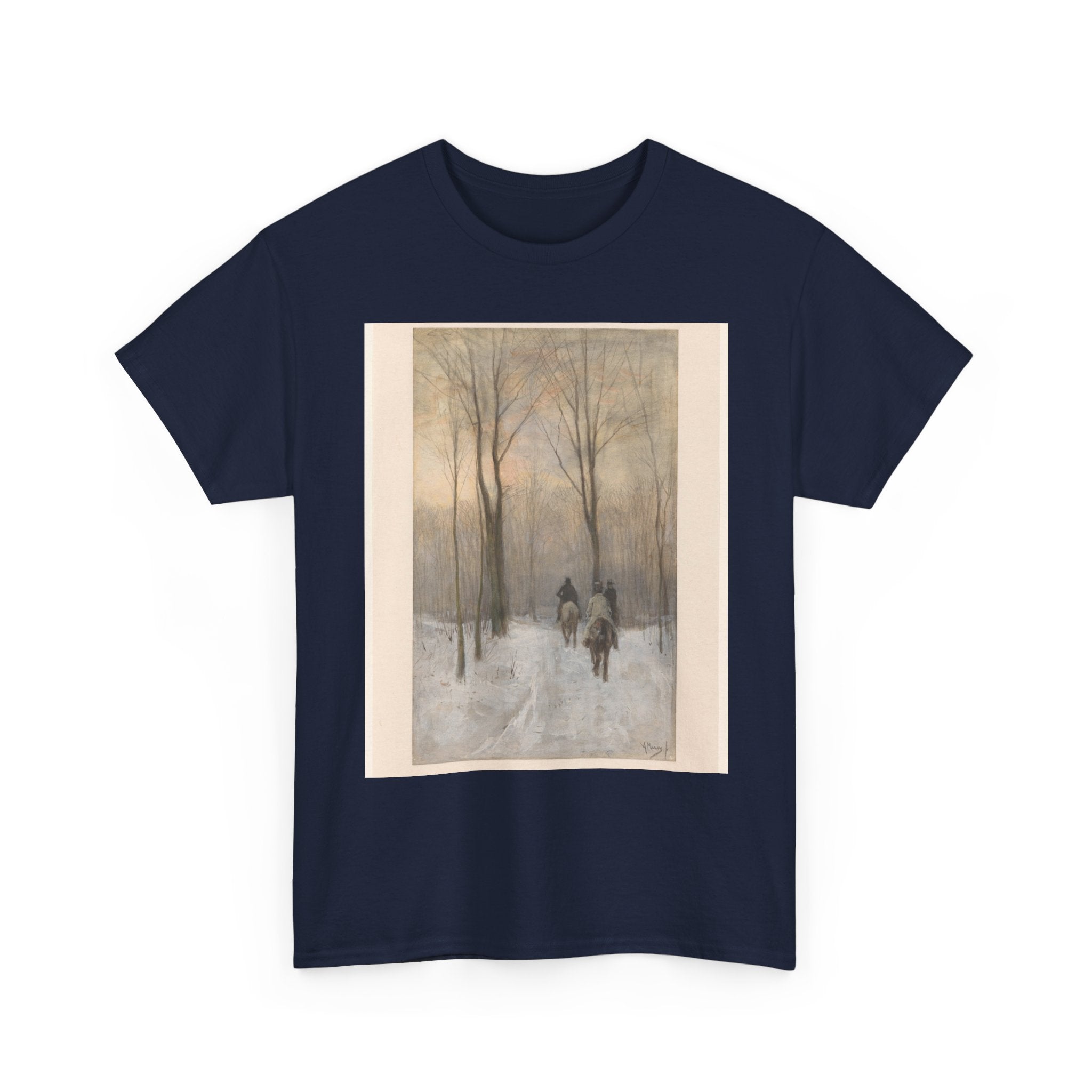 Art Tee – Riders in the Snow in the Haagse Bos