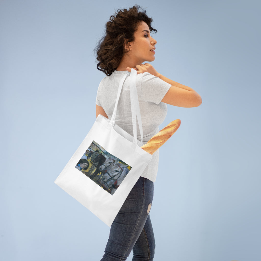Art Tote Bag – Trampaarden op de Dam te Amsterdam