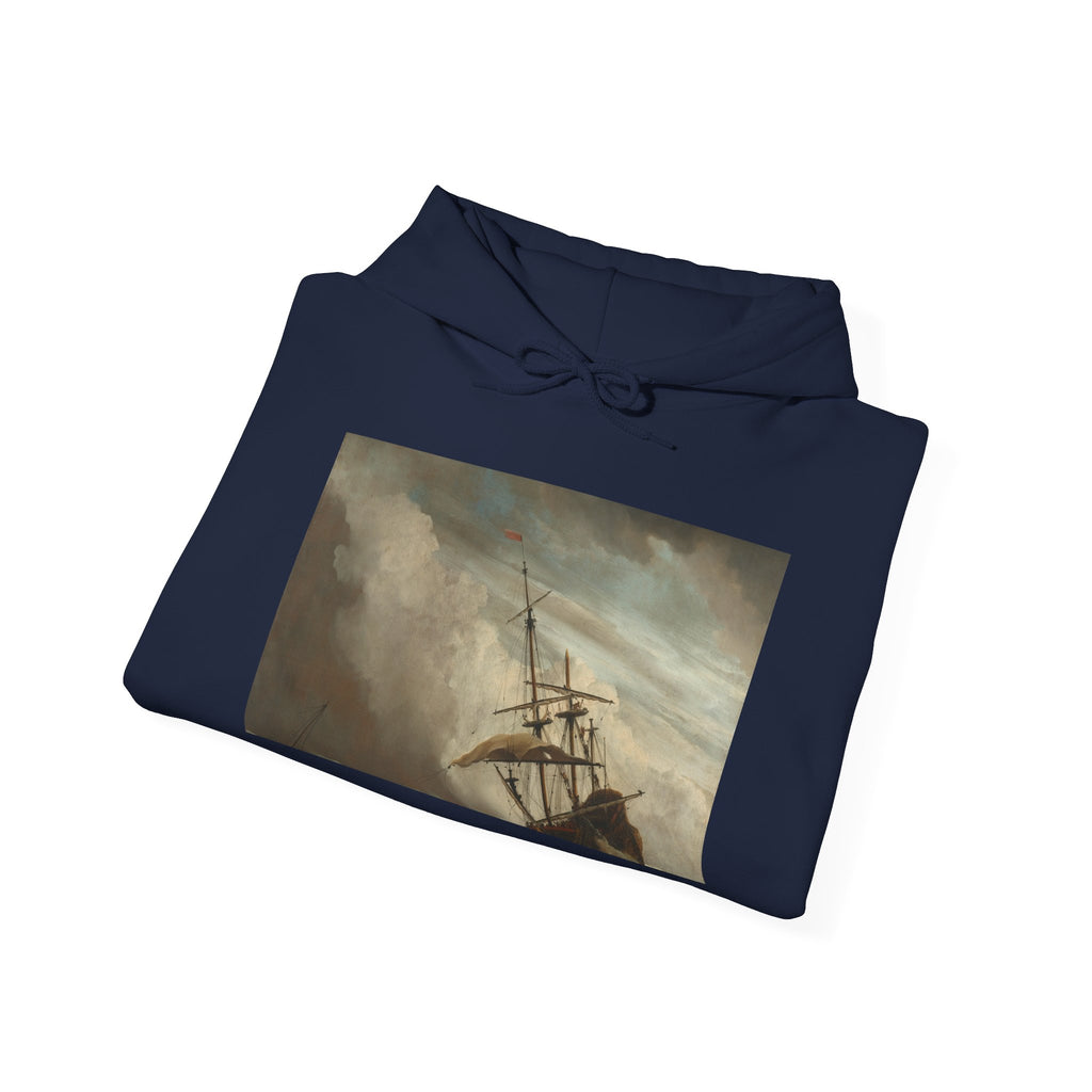Art Hoodie – A Ship on the High Seas Caught by a Squall, Known as ‘The Gust’
