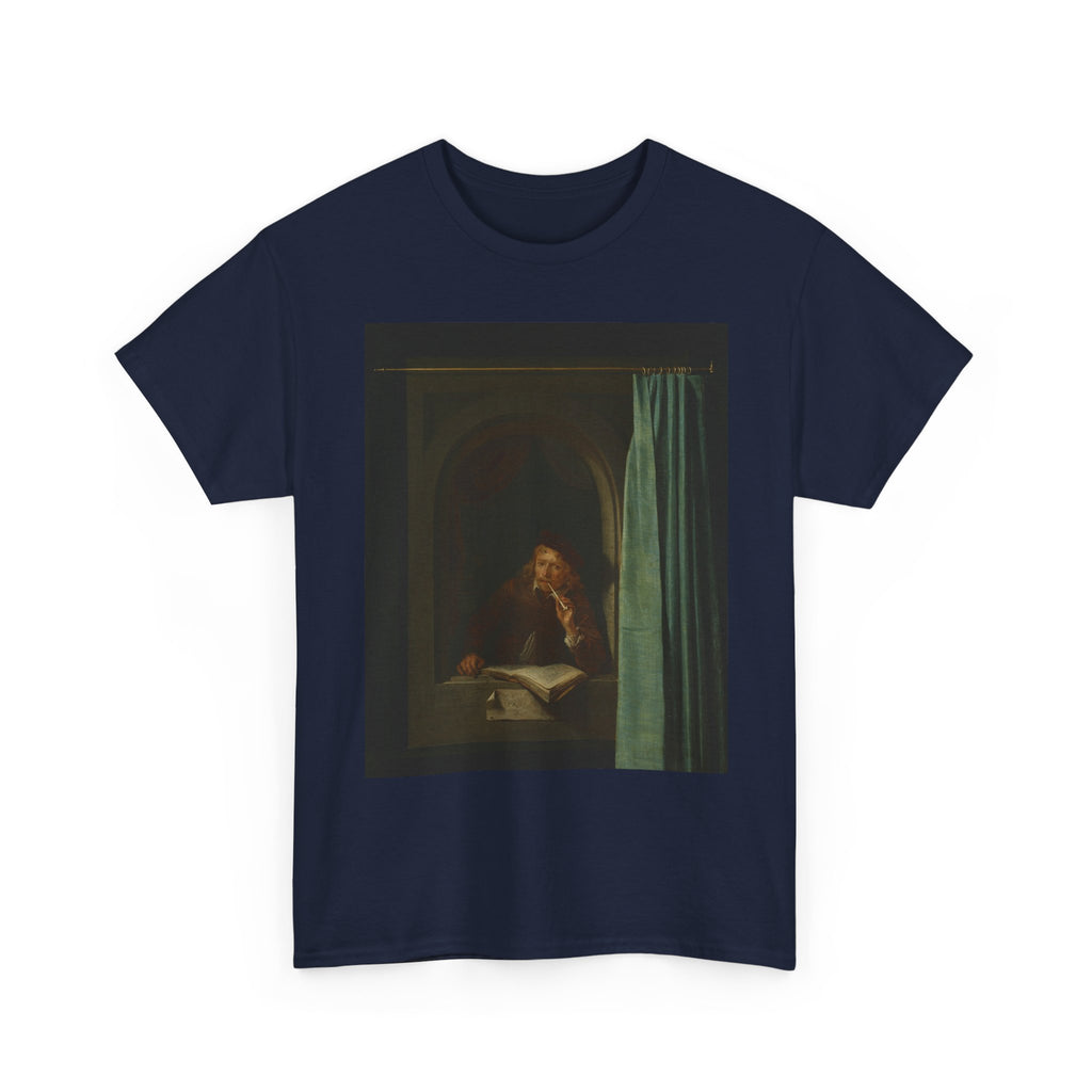 Art Tee – Man Smoking a Pipe